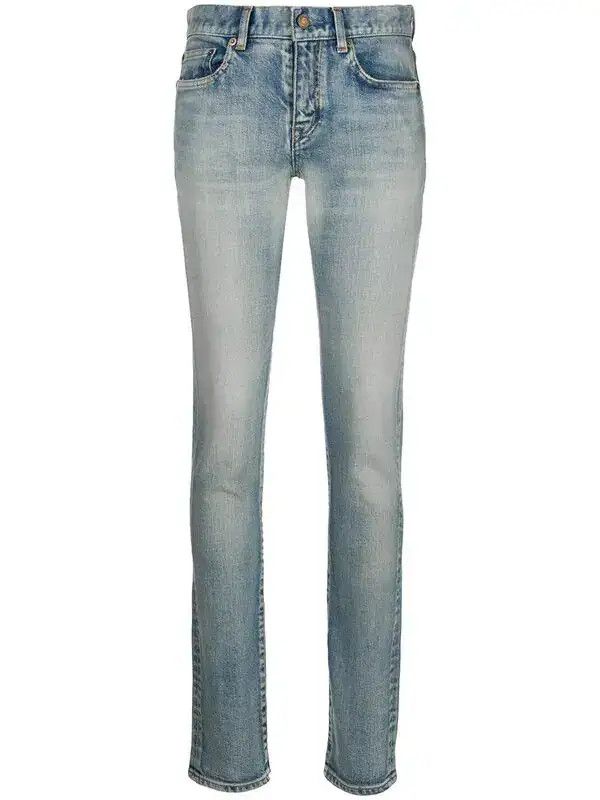 Saint Laurent Paris o1y0126 Denim Pant in Blue Size 30" / US 8 / IT 44 - 1 Thumbnail