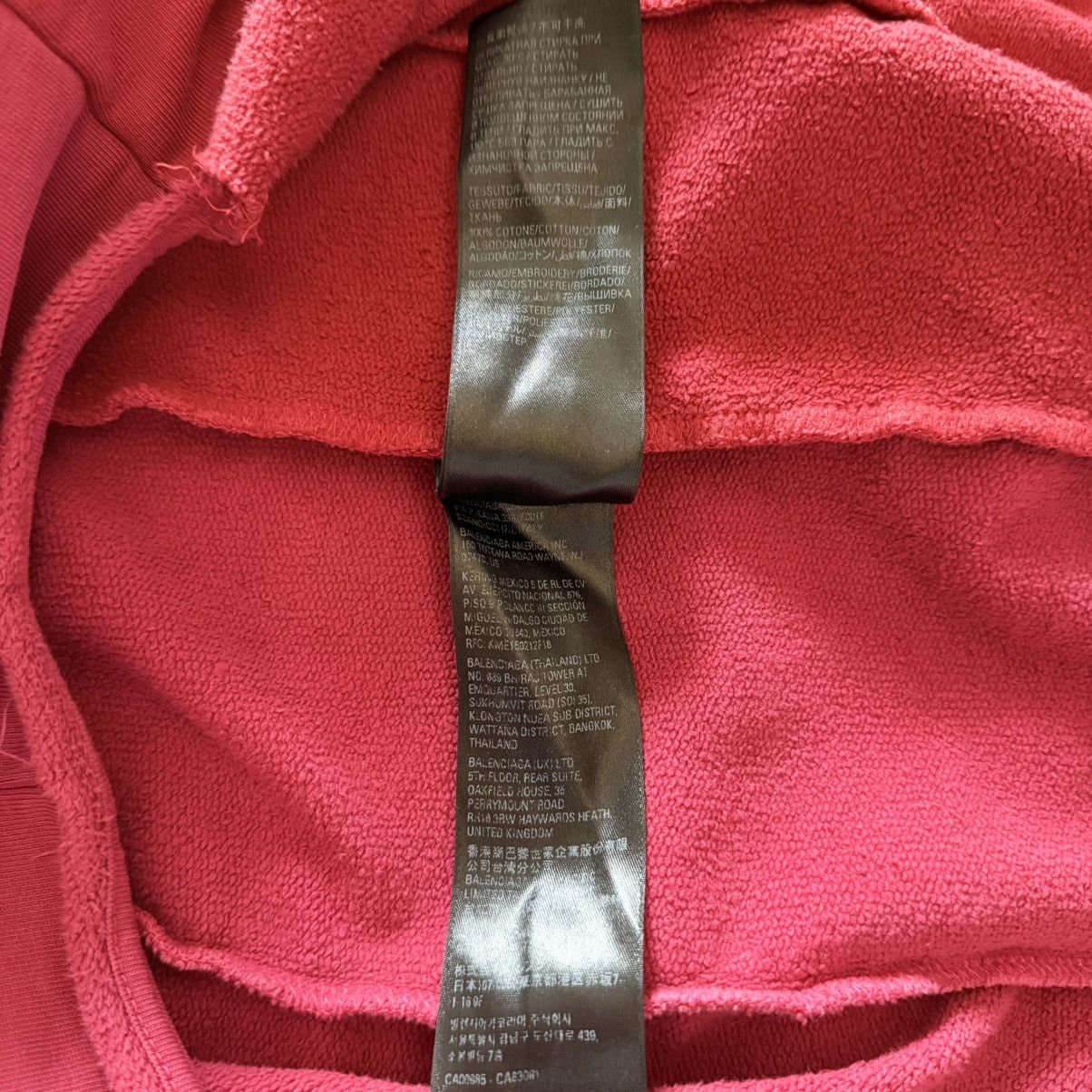 Balenciaga LIMITED EDITION 48/50 Balenciaga reconstructed hoodie Size US XXS / EU 40 - 8 Thumbnail