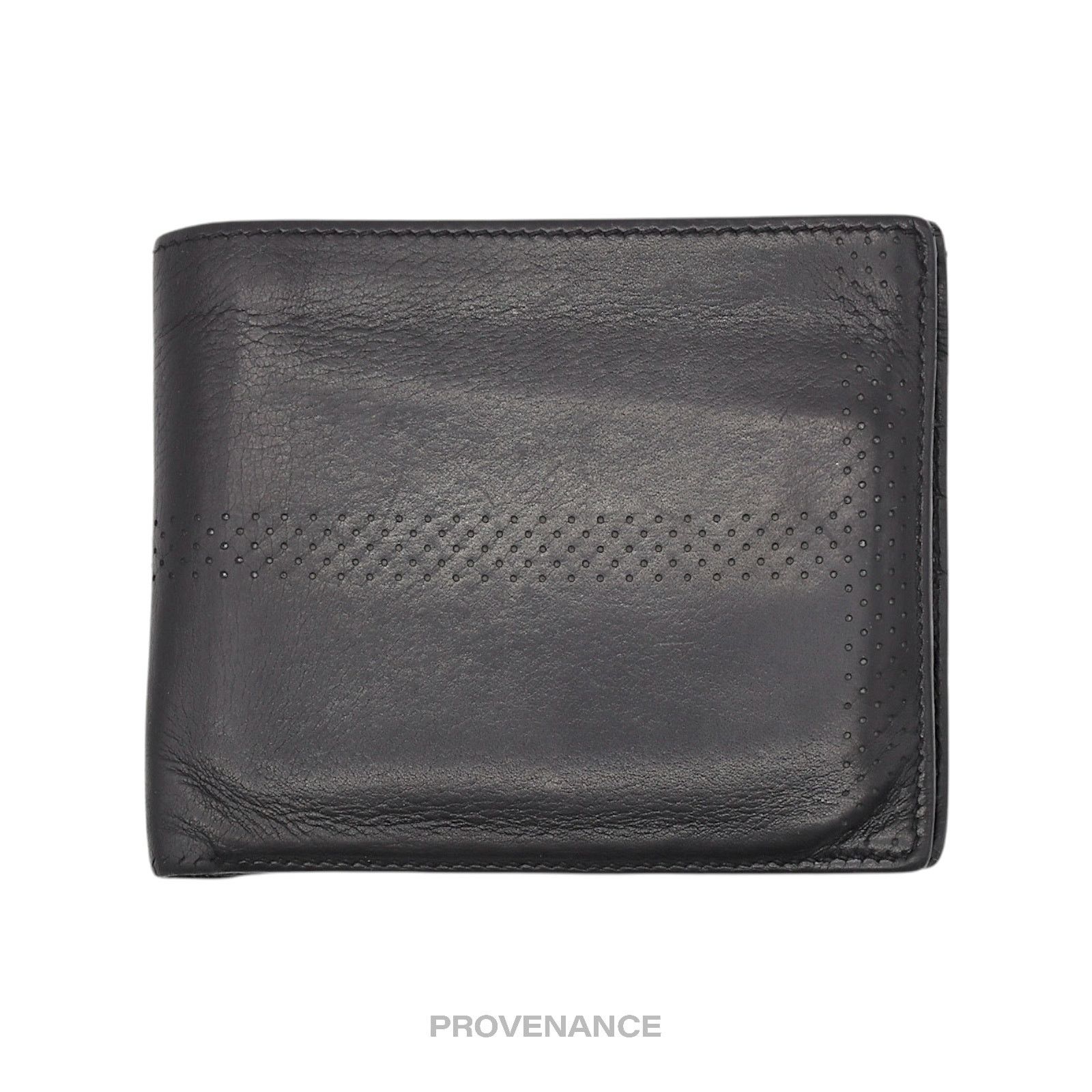 Hermes 🔴 Hermès 8CC Bifold Wallet - Black Perforated H Size ONE SIZE - 2 Thumbnail