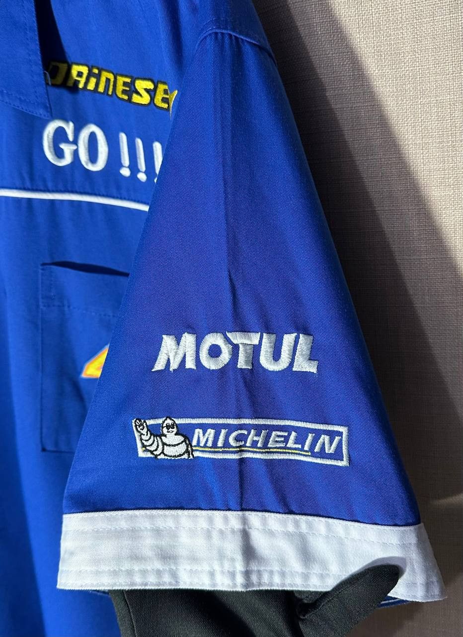 Yamaha Yamaha Gauloises Vale 46 Moto Grand prix racing shirt button Size US XL / EU 56 / 4 - 4 Thumbnail