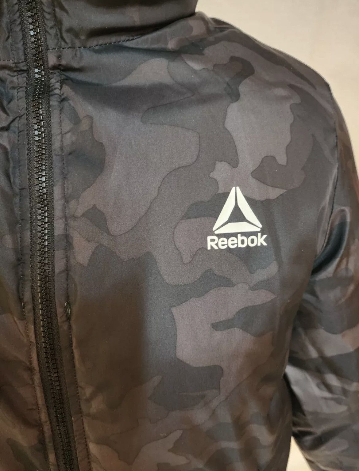 Reebok Reebok Reversible Olive Camouflaged Hooded Puffer Jacket Size US S / EU 44-46 / 1 - 11 Thumbnail