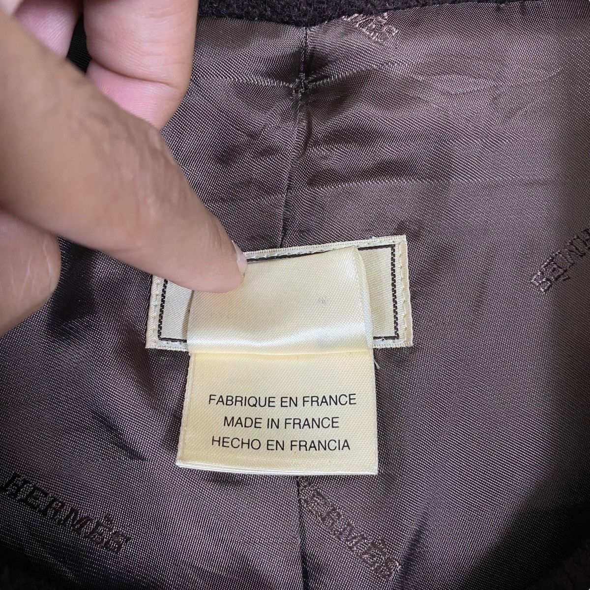 Designer × Hermes HERMES France Designer Toggle Button Wool Duffle Coat Jacket Size US XL / EU 56 / 4 - 11 Thumbnail