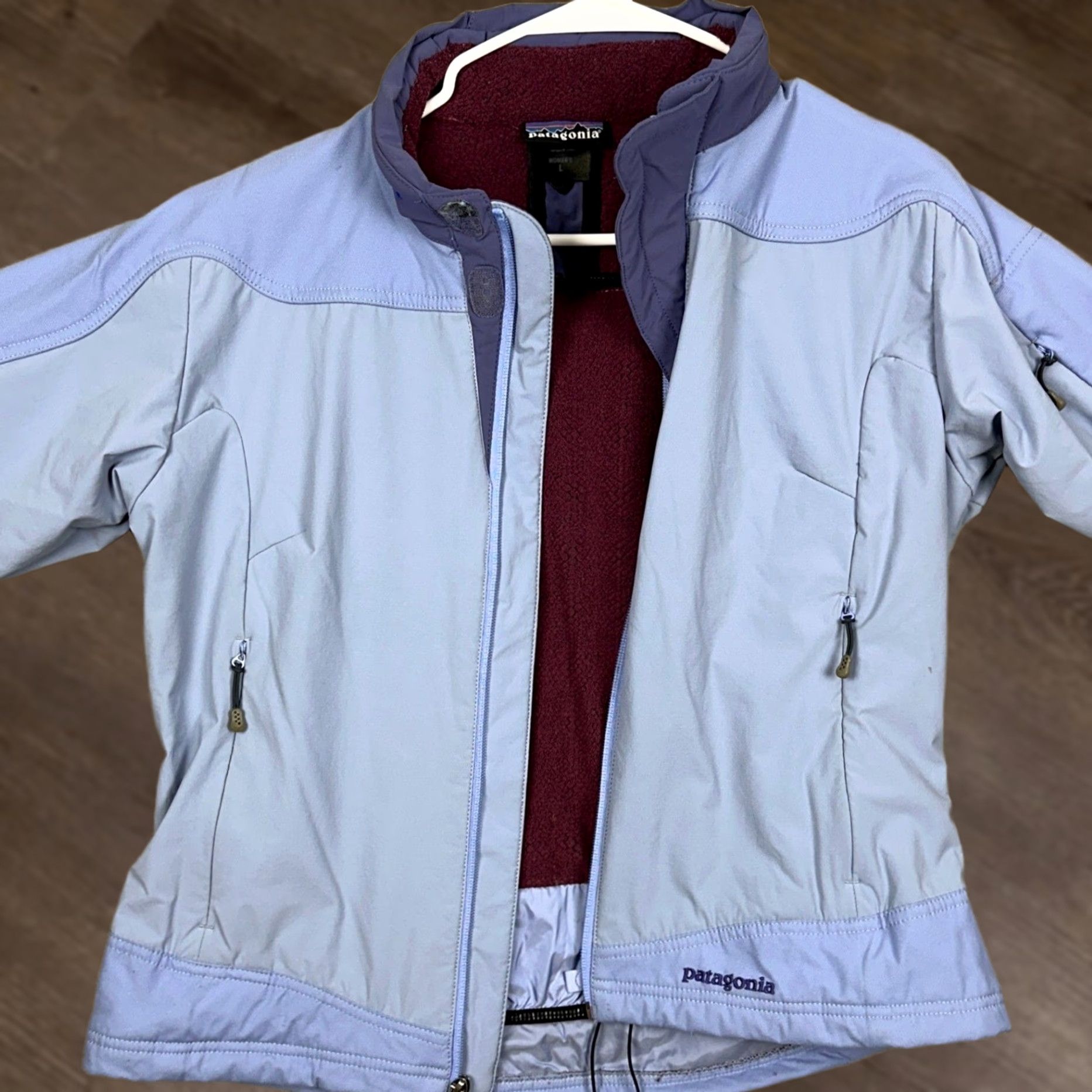 Patagonia Patagonia Jacket Womens Large Purple Fleece Lined Full Zip Outdoor Hiking Pockets Size L / US 10 / IT 46 - 1 Thumbnail