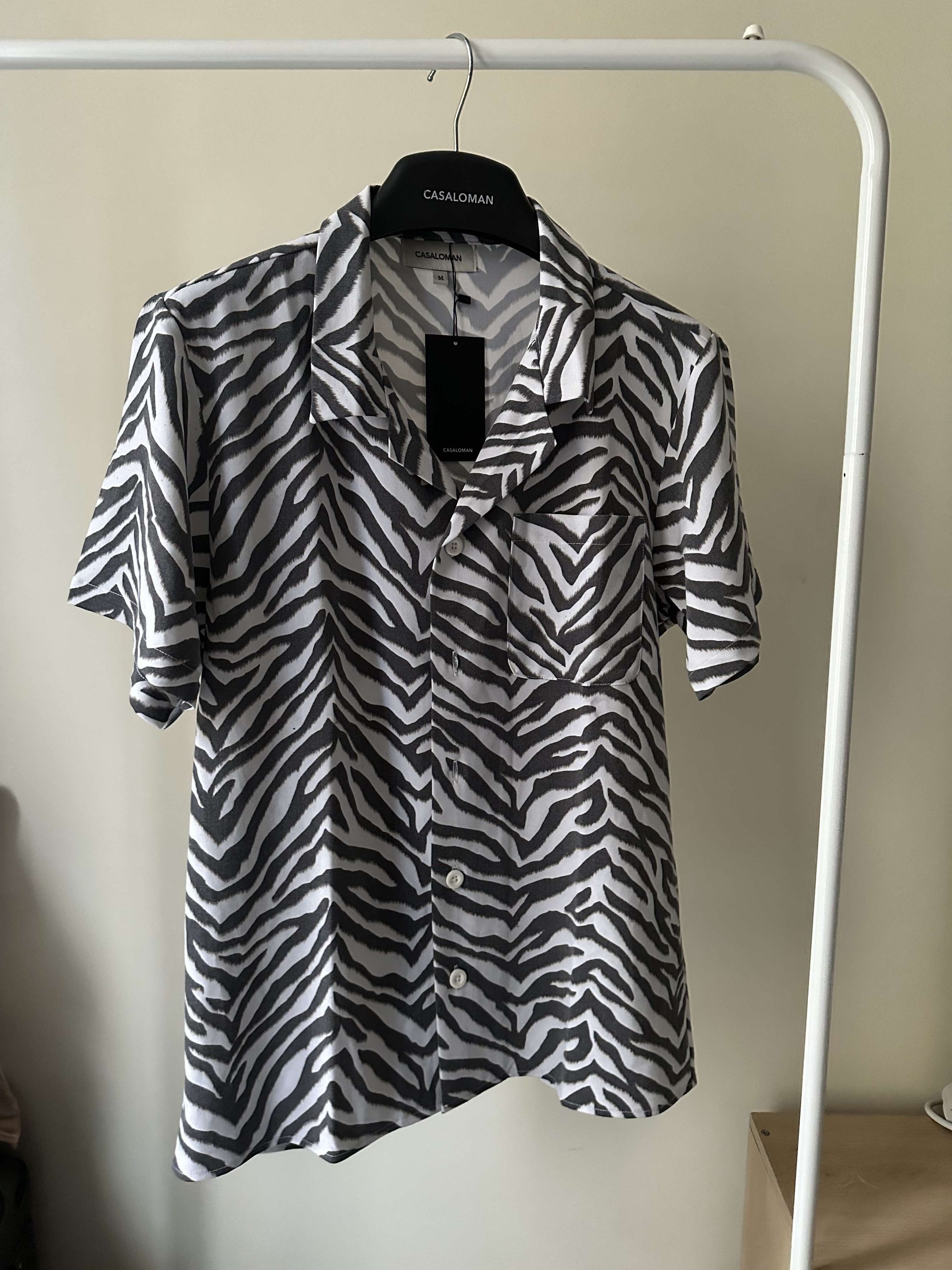 Other OVERSIZE VACATION SHIRT WITH ZEBRA PRINT Size US M / EU 48-50 / 2 - 1 Thumbnail