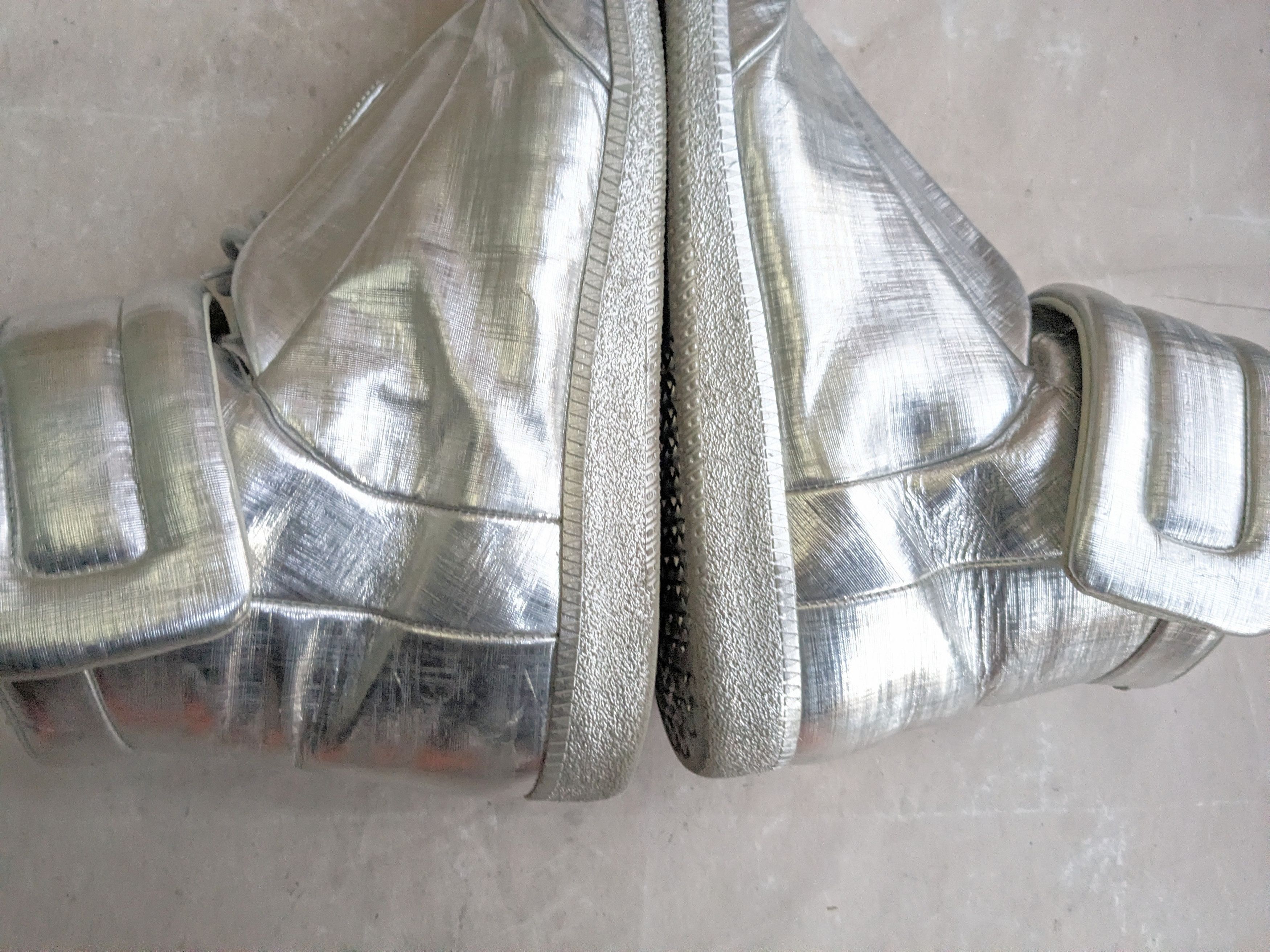 Maison Margiela Maison Margiela Future Silver 12 45 High Tops Leather Size US 12 / EU 45 - 11 Thumbnail