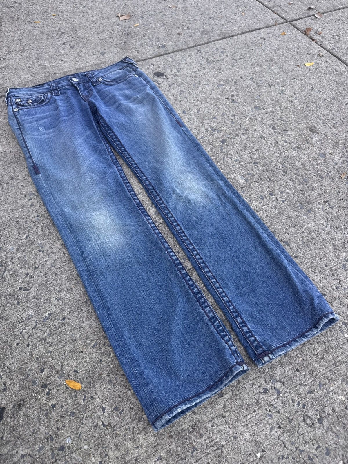 True Religion True Religion Billy Super T Jeans - Classic Bootcut Denim Size 28" / US 6 / IT 42 - 11 Thumbnail