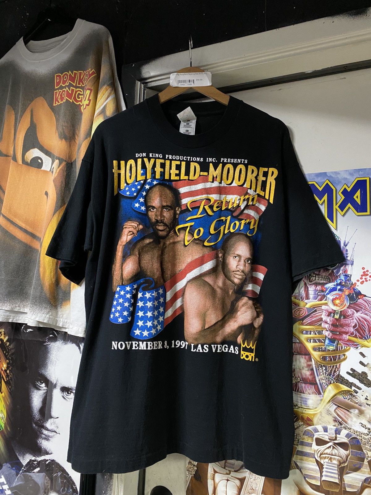90’s Vintage Holyfield Boxing Tee Shirt XLarge