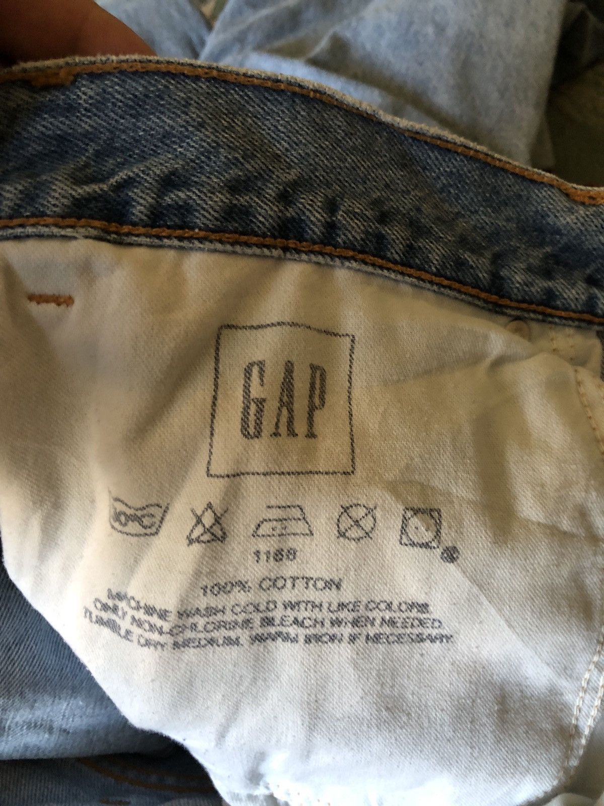 Gap × Vintage Vintage Gap Usa Baggy Denim Jeans Hip Hop Size US 39 - 9 Thumbnail