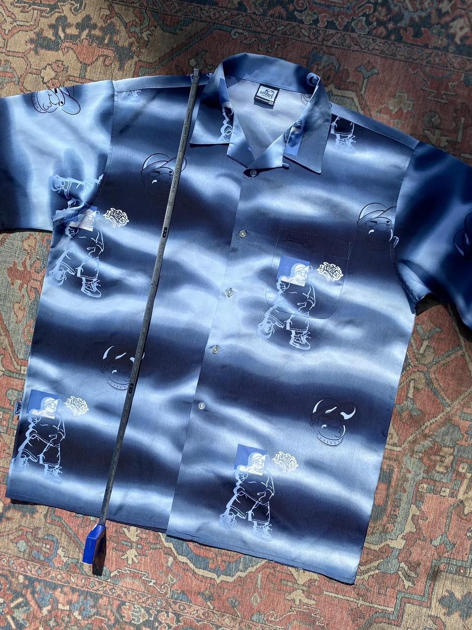 Southpole 90s Blue Southpole Graphic Print Button Down Shirt XXL Size US XXL / EU 58 / 5 - 1 Thumbnail