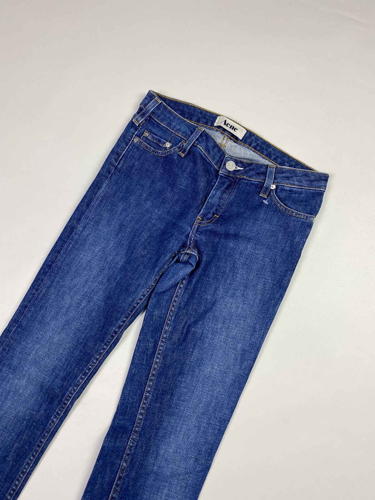 Acne Studios Acne Hex Marine ladies jeans size 26 / 32 Size 26" / US 2 / IT 38 - 4 Thumbnail