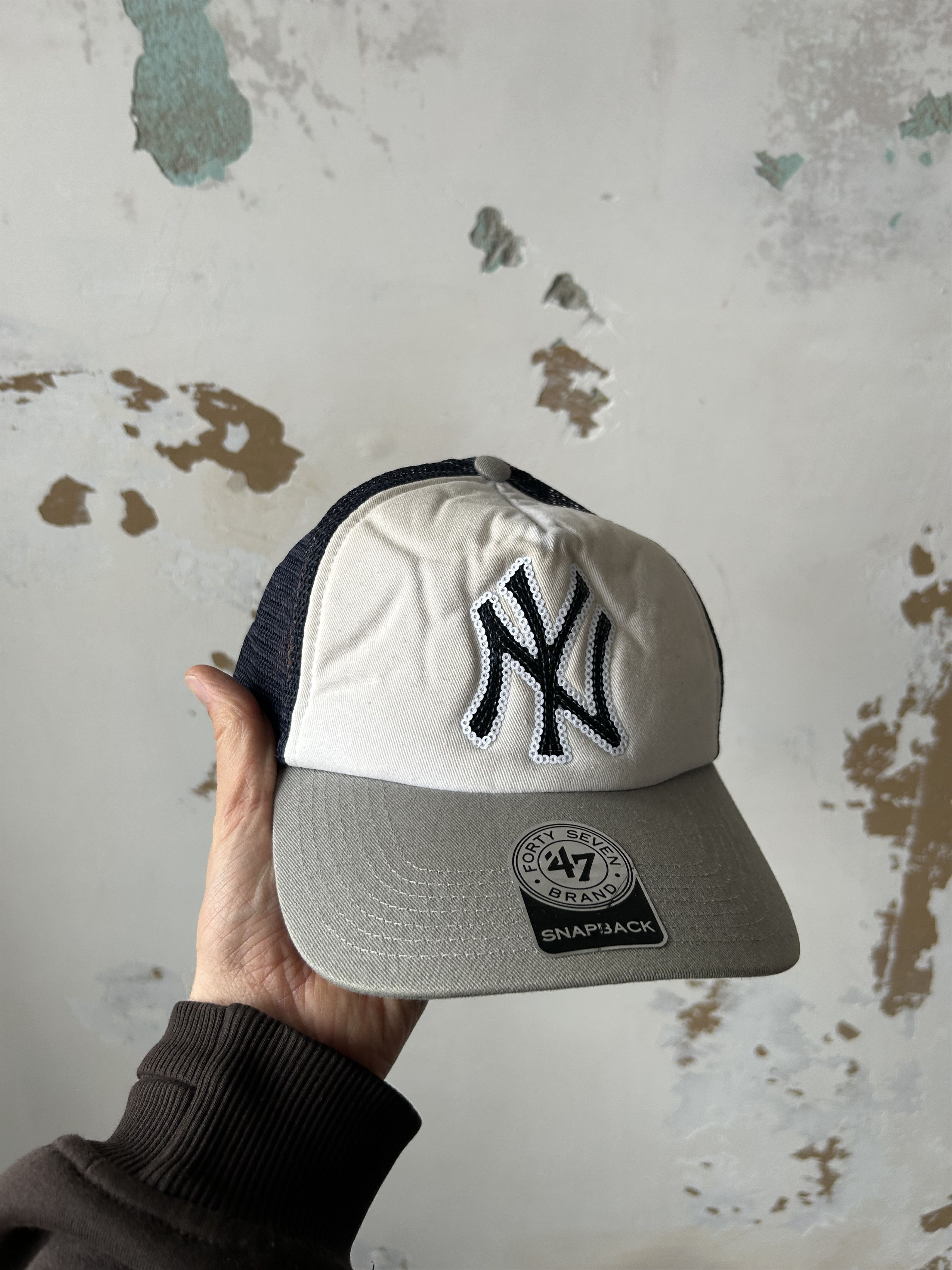 New York Yankees × Vintage Vintage New York Yankees Cap Os Size ONE SIZE - 1 Thumbnail
