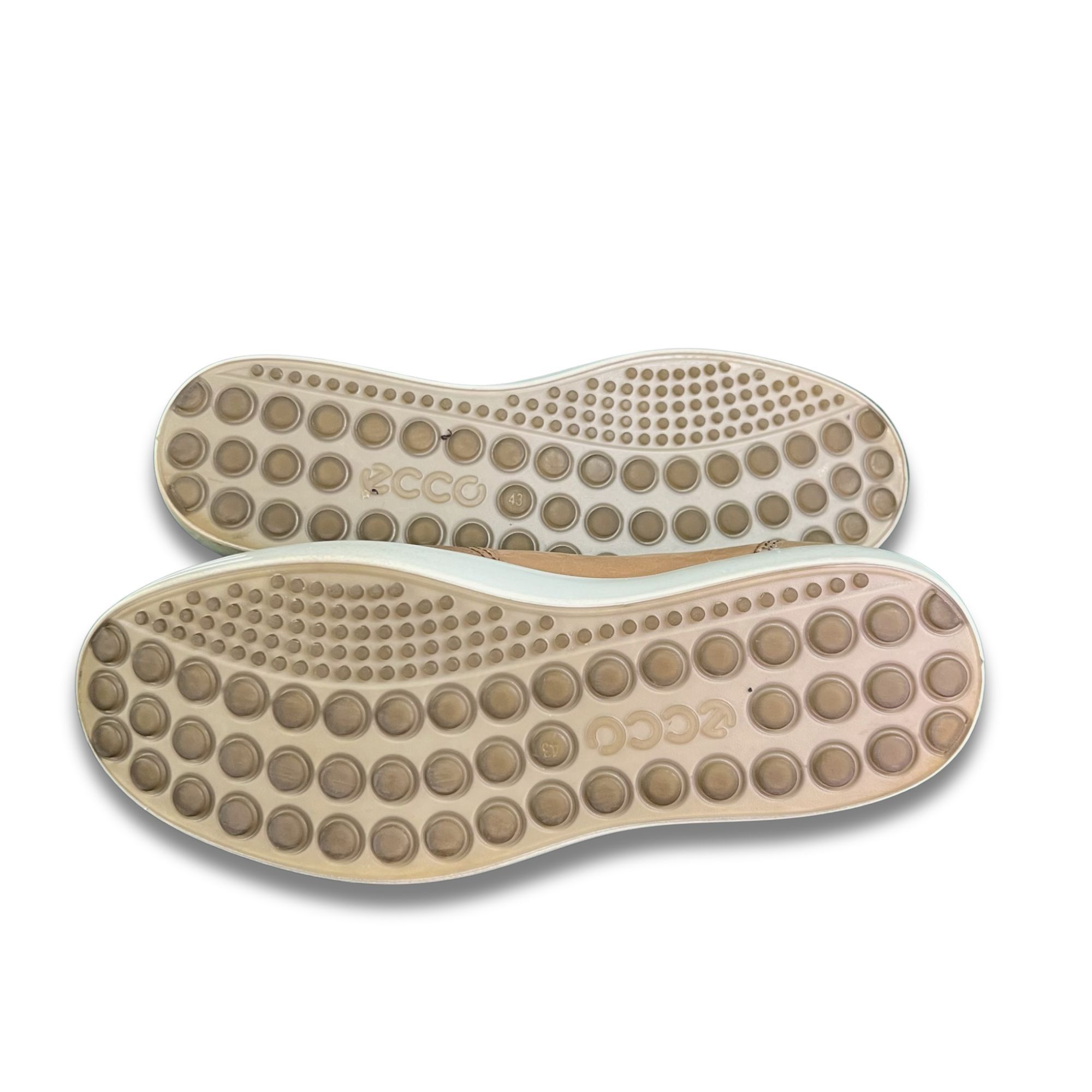 Ecco ECCO Mens Soft 7 Slip-On Leather Sneakers Beige & White Size Size US 9 / EU 42 - 5 Thumbnail