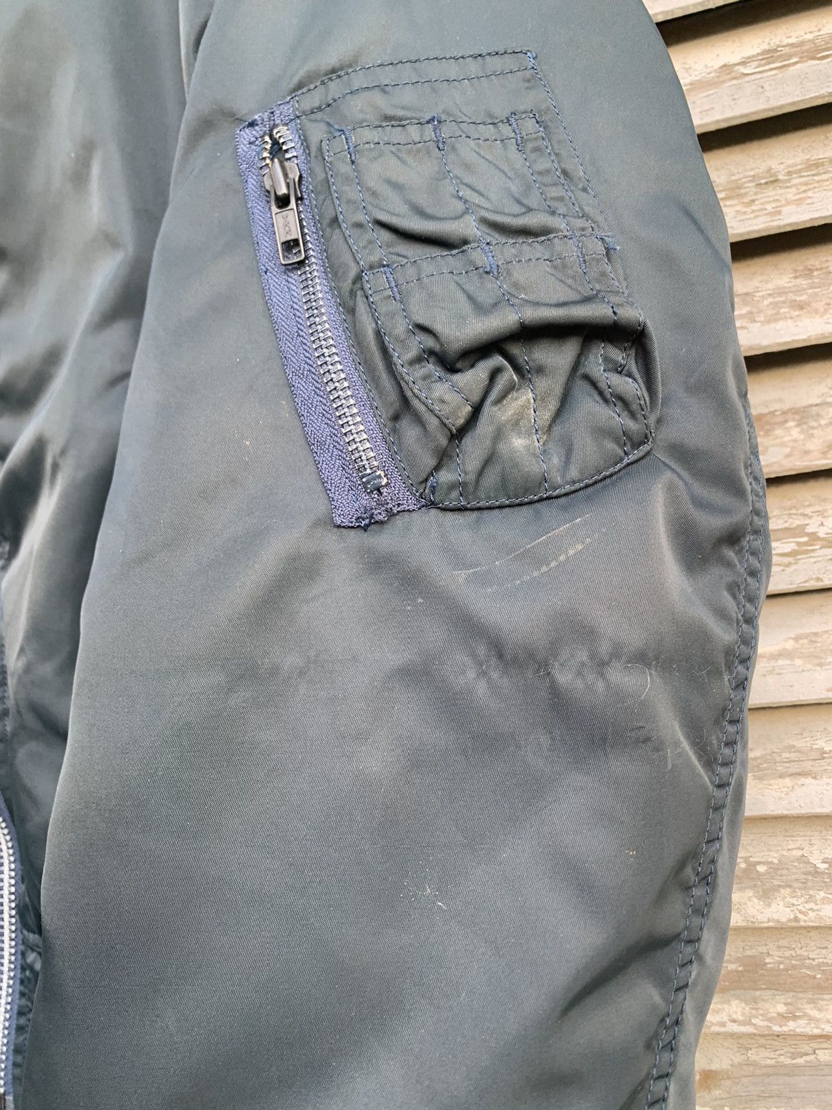 Vintage 👹VINTAGE USAF MA-1 MAN MAN INTERMEDIATE BOMBER JACKET Size US M / EU 48-50 / 2 - 12 Thumbnail
