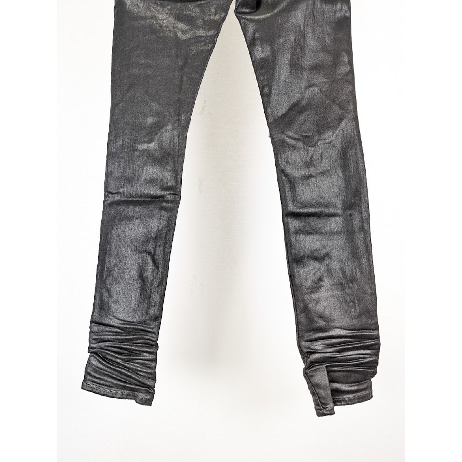 Amiri o1rshd1 Q:2 / Coated MX1 Jeans in Black Size US 33 - 16 Thumbnail