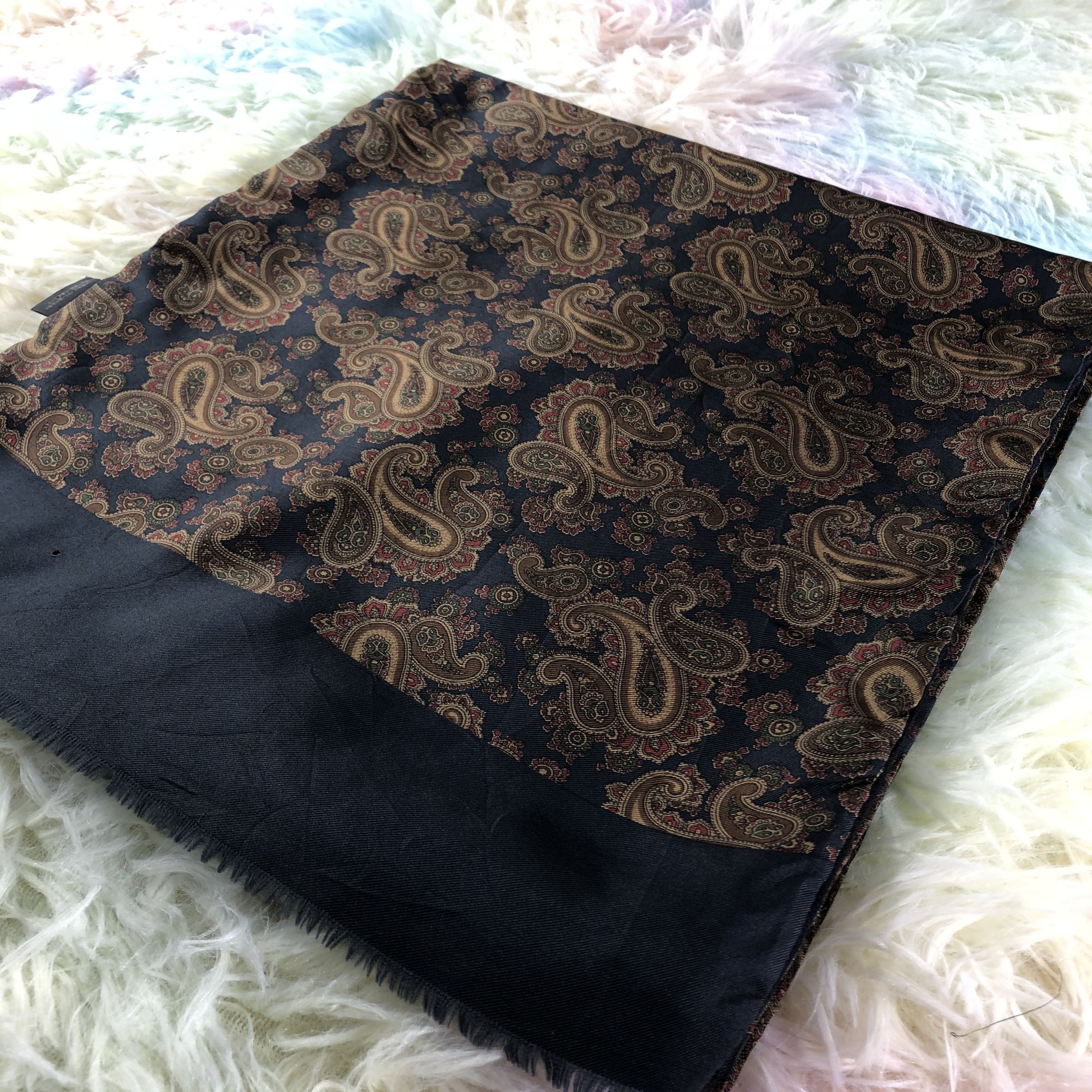 Vintage Silk Scarf / Muffler / Neckwear - KM466 Size ONE SIZE - 3 Thumbnail