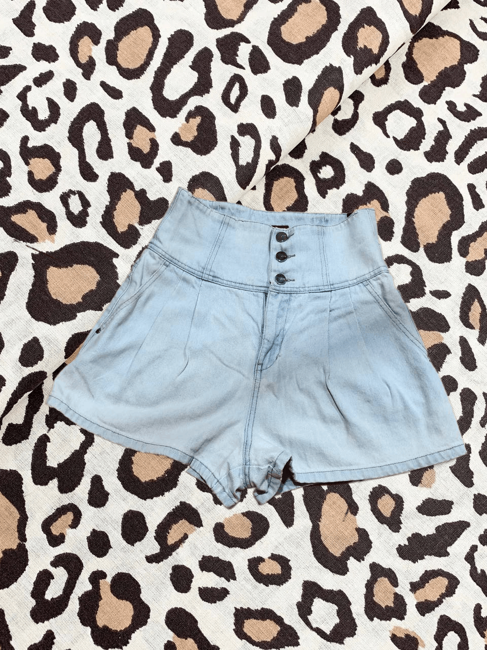 Miss Sixty Women's Rare Vintage Miss Sixty High Waisted Denim Shorts Size 27" / US 4 / IT 40 - 1 Thumbnail