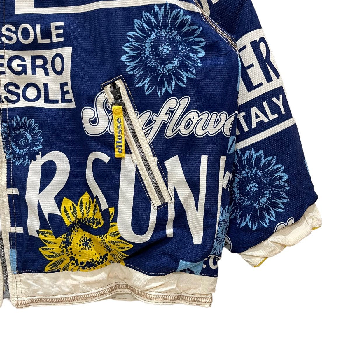 Ellesse × Vintage Vintage Ellesse Sunflower Perugia Reversible Hoodie Jacket Size US M / EU 48-50 / 2 - 8 Thumbnail