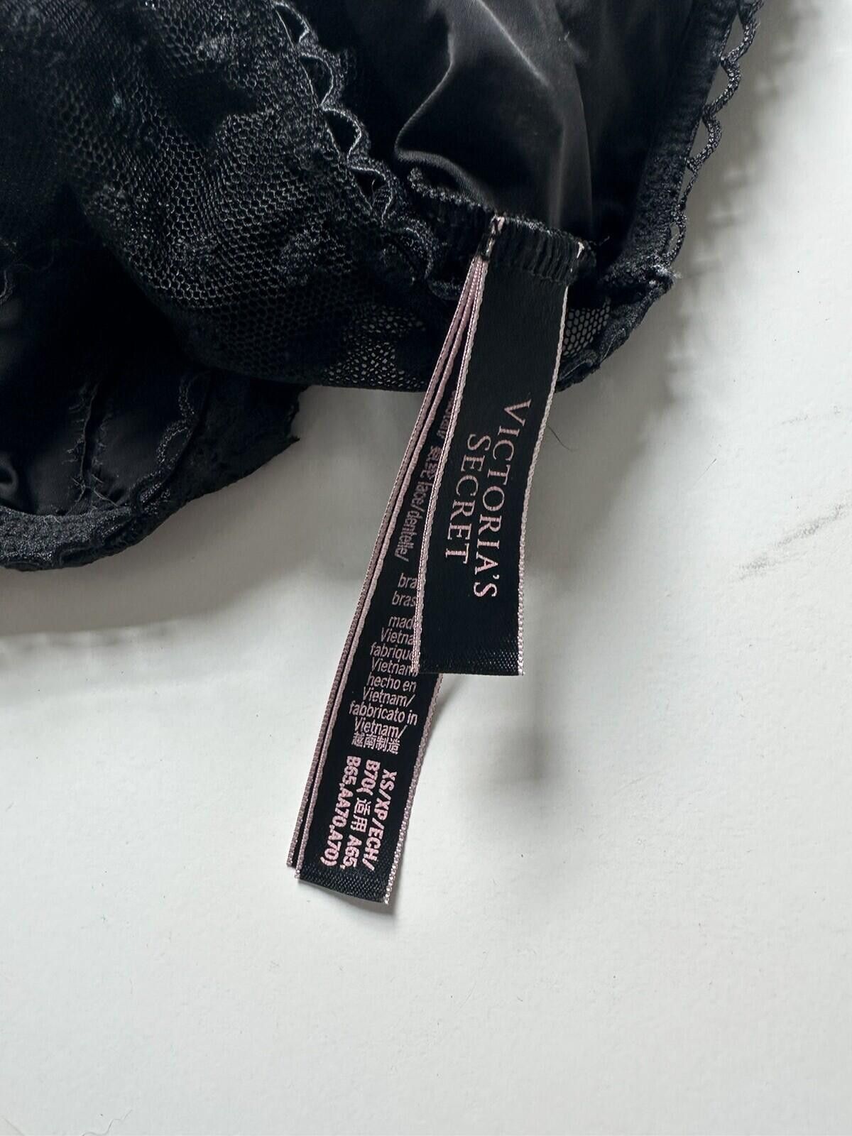 Other Victoria Secret Black Lace Crop Top Size XS / US 0-2 / IT 36-38 - 3 Thumbnail