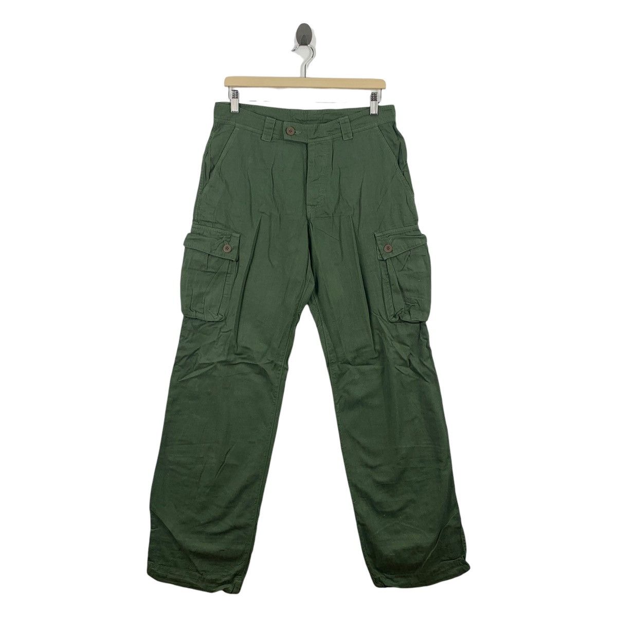 Margaret Howell MARGARET HOWELL Olive green cargo pants Size US 32 / EU 48 - 1 Thumbnail