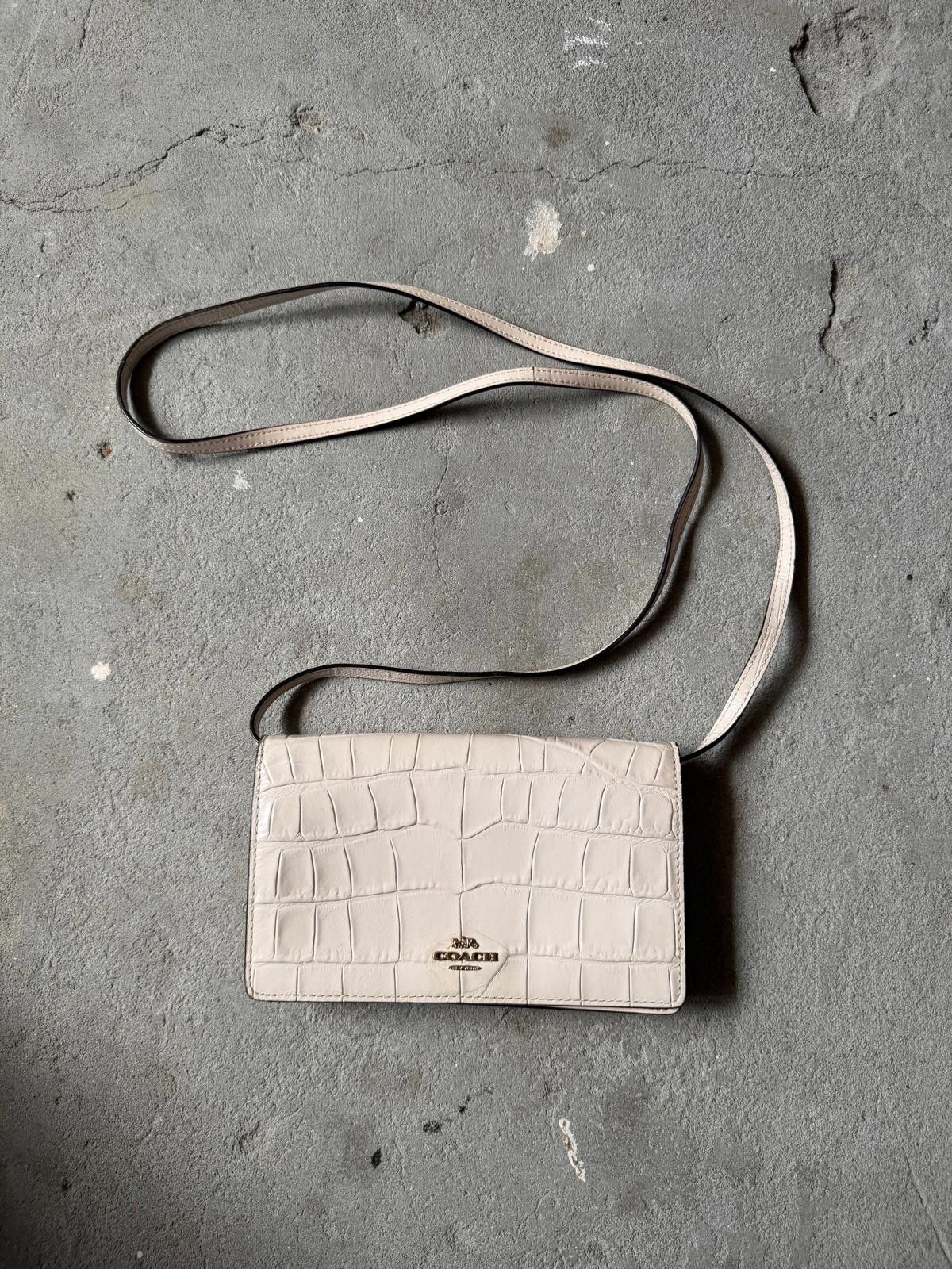 Coach Coach Hayden Foldover Crossbody Clutch Bag White Size ONE SIZE - 1 Thumbnail