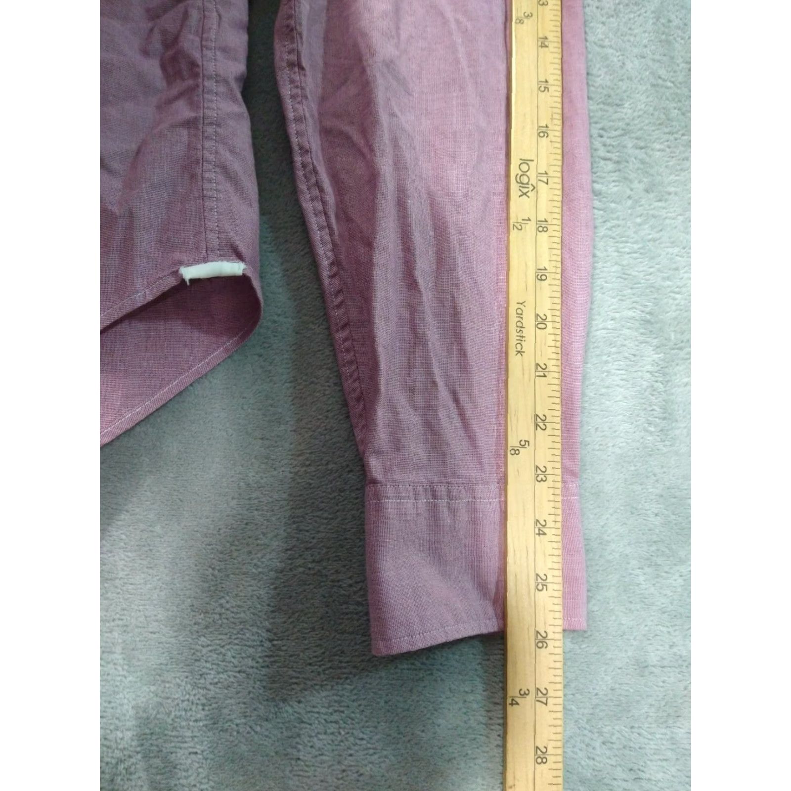 Bonobos Bonobos Shirt XL Red Cotton Stretch Button-Down Long Sleeve Regular Fit Mens Size US XL / EU 56 / 4 - 6 Thumbnail