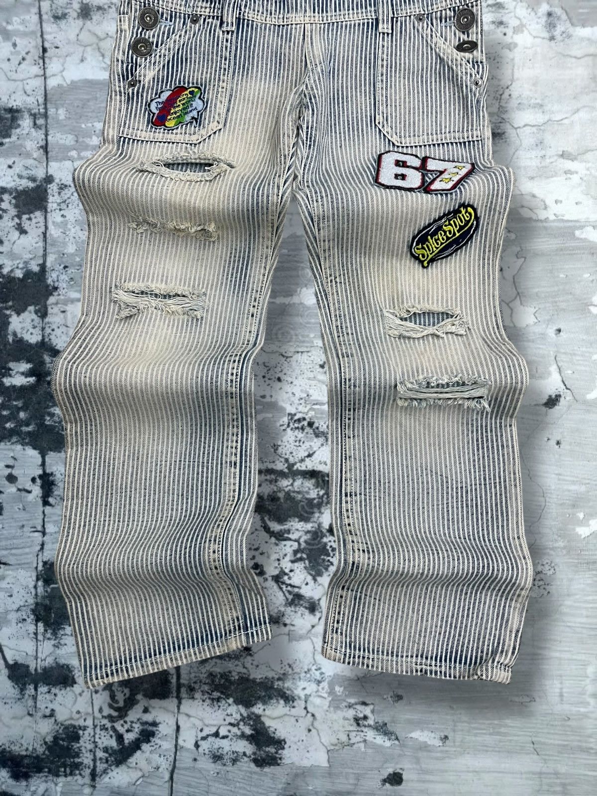 Hysteric Glamour Vintage 90s Japan Designer Blue Moon Californication Overall Size US 32 / EU 48 - 3 Thumbnail