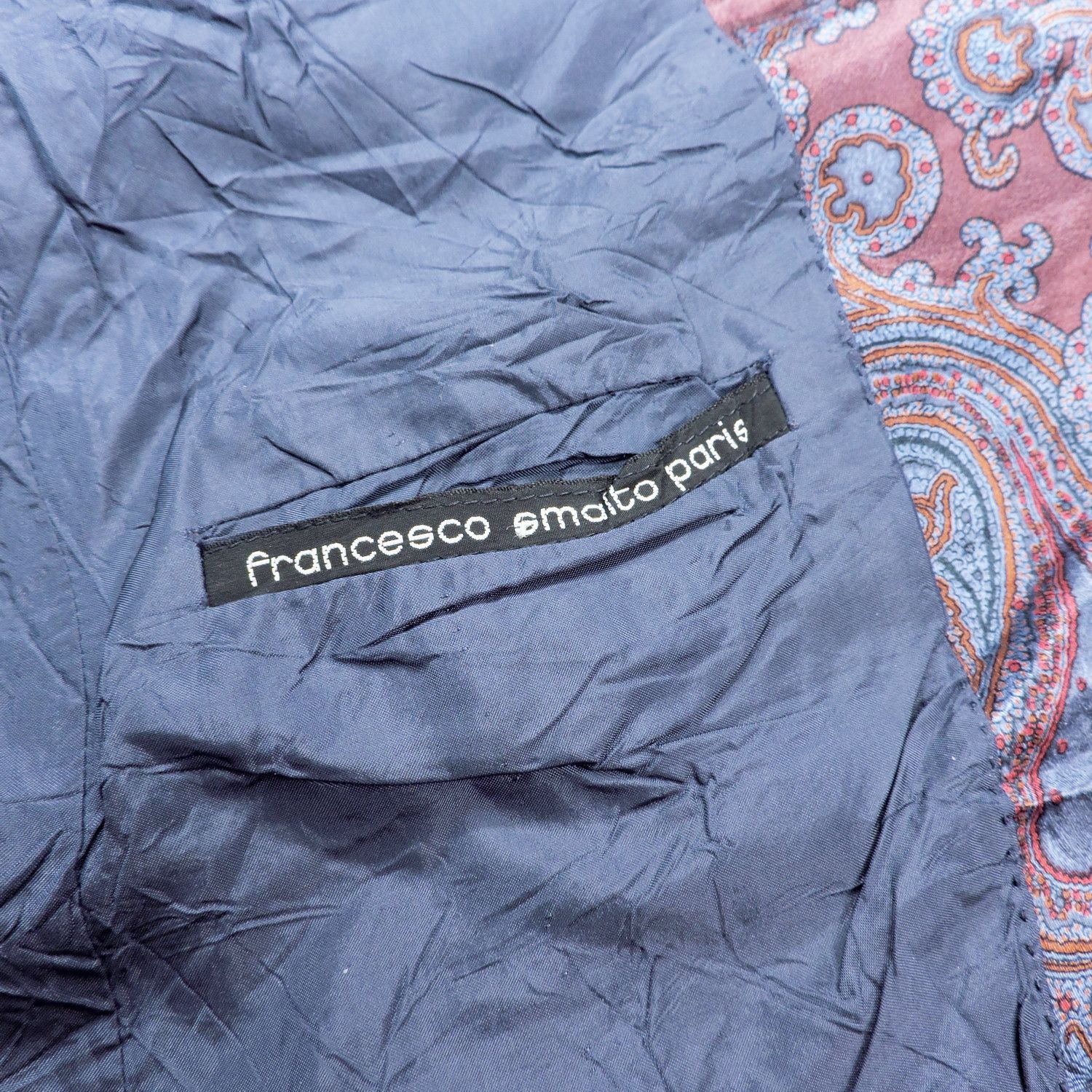 Francesco Smalto FRANCESCO SMALTO SHINY PAISLEY SUITS BLAZER Size 50R - 5 Thumbnail