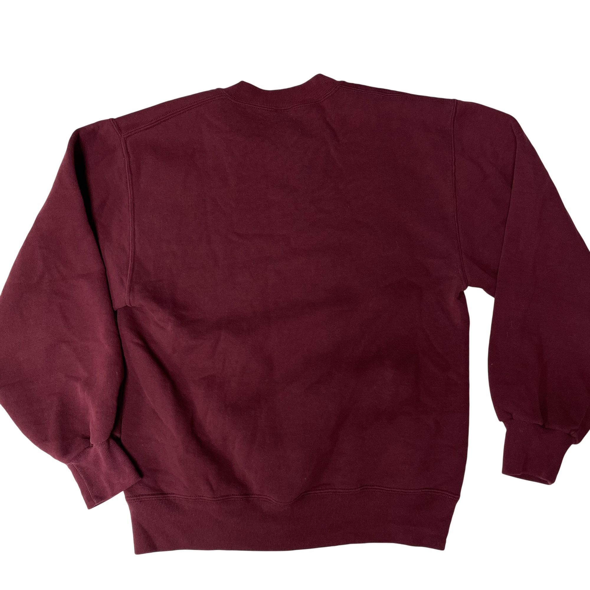 Russell Athletic Vtg Russell Athletic USA Maroon V STITCH Gym Sweatshirt Size US S / EU 44-46 / 1 - 7 Thumbnail