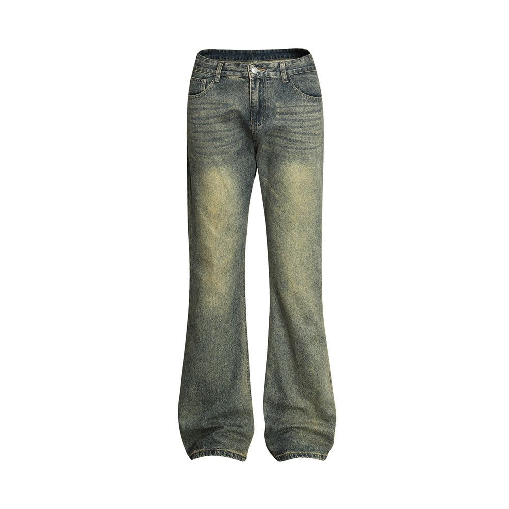 Japanese Brand × Jean Punk washed distressed vintage men's bootcut jeans Size US 32 / EU 48 - 1 Thumbnail