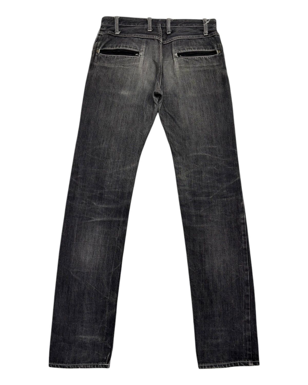Fad Three × If Six Was Nine × Le Grande Bleu (L.G.B.) 🔥FAD_3 COLLABORATION STRAIGHT LEG BLACK DENIM JEANS Size US 32 / EU 48 - 8 Thumbnail
