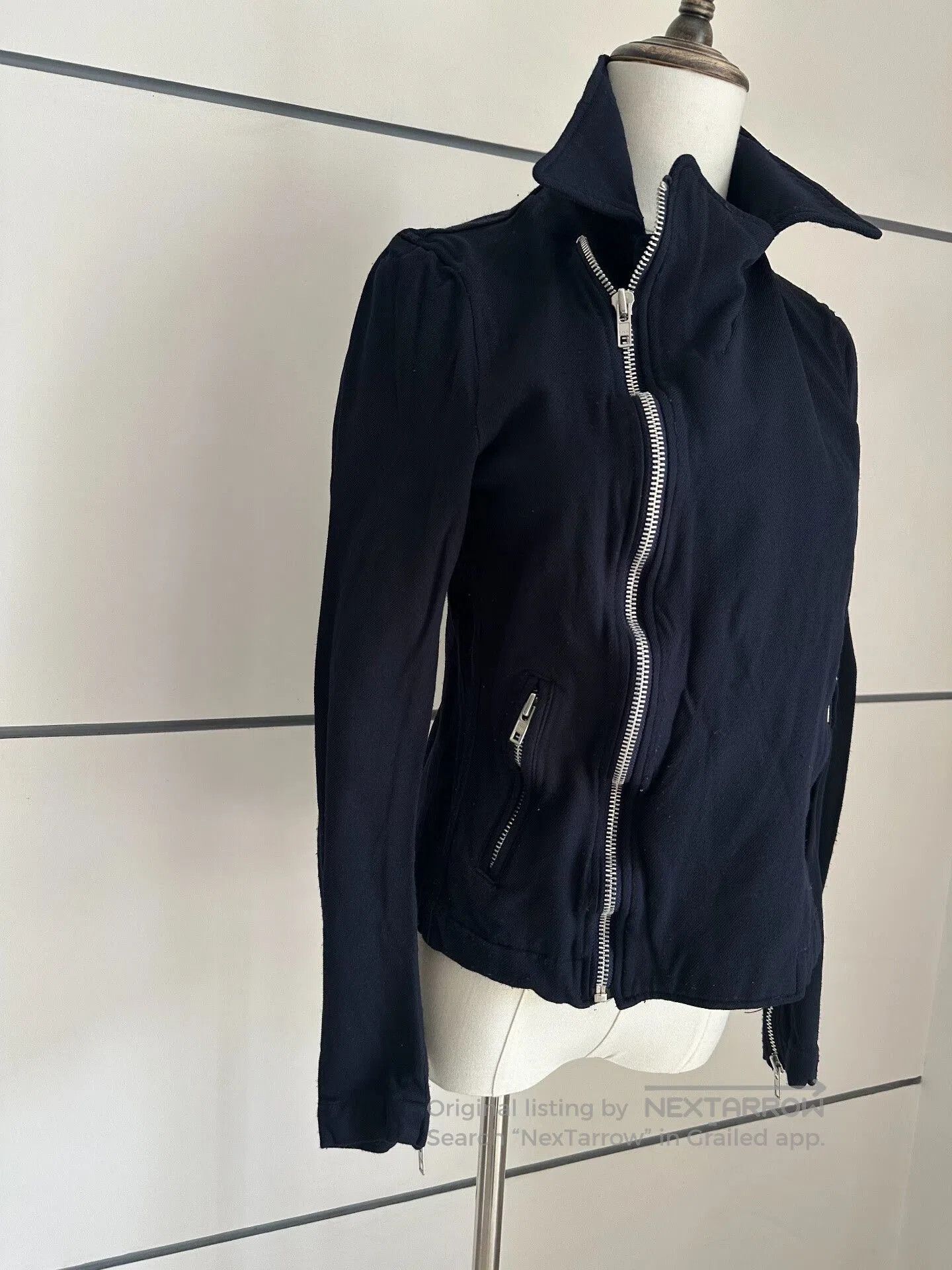 Comme des Garcons COMME DES GARCONS Wool Motorcycle Jacket. Size US XS / EU 42 / 0 - 3 Thumbnail