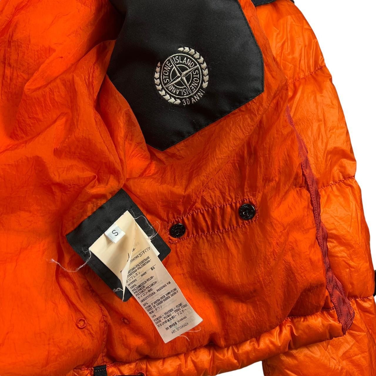 Stone Island Stone Island Orange Garment Dyed Down Puffer Jacket - Small Size US S / EU 44-46 / 1 - 8 Thumbnail