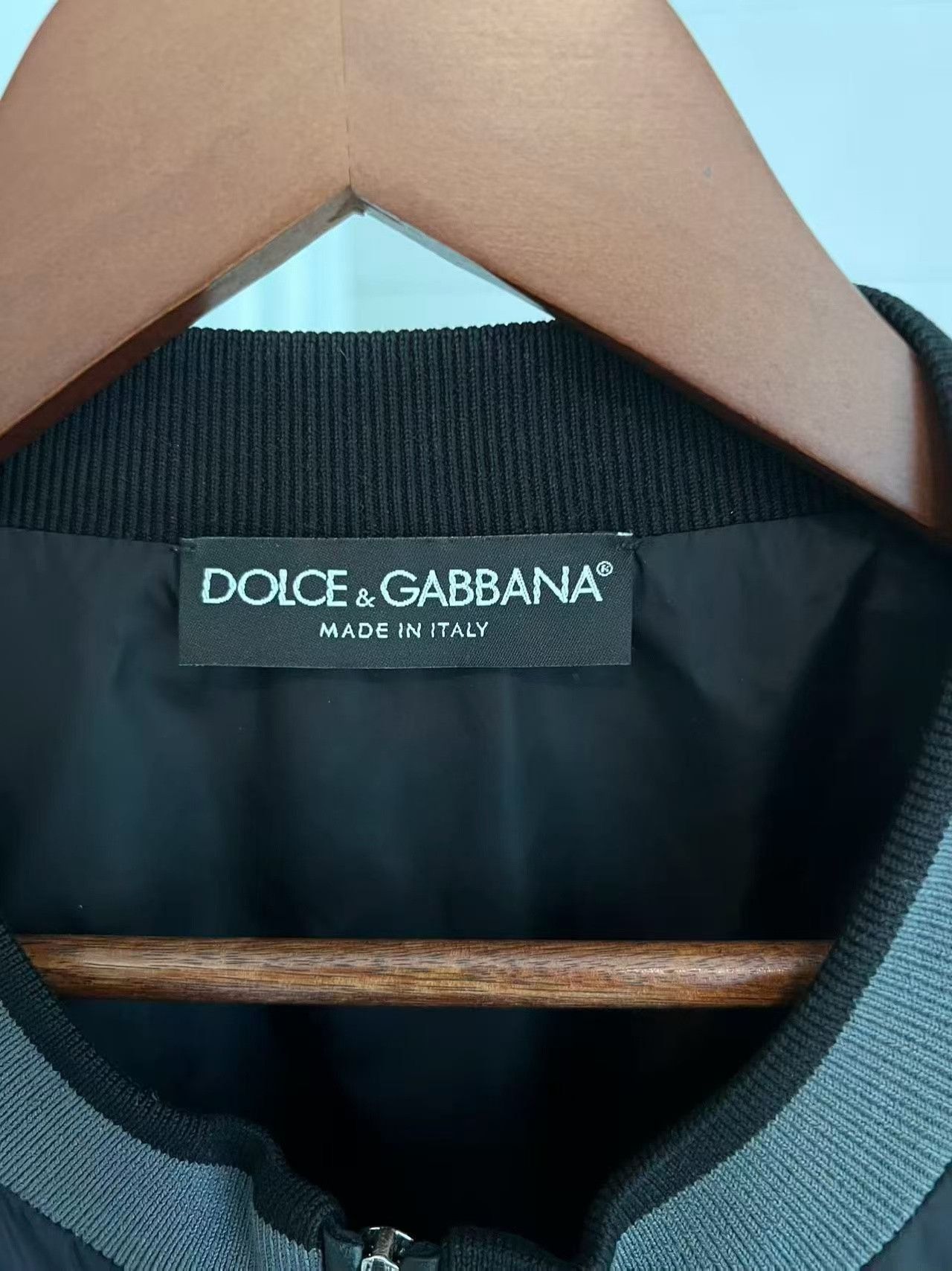 Dolce & Gabbana Dolce&Gabbana Black Embroidered Cotton Jacket Size US M / EU 48-50 / 2 - 4 Thumbnail