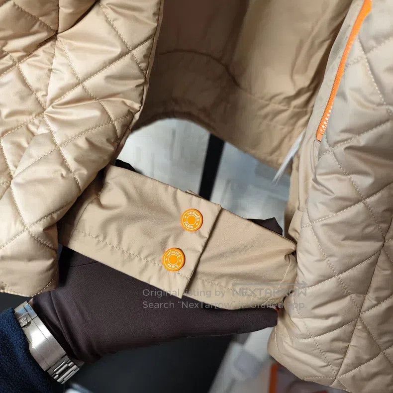 Hermes Hermes Beige Ski Suit Cotton Jacket Size XXS / US 00 / IT 34 - 5 Thumbnail