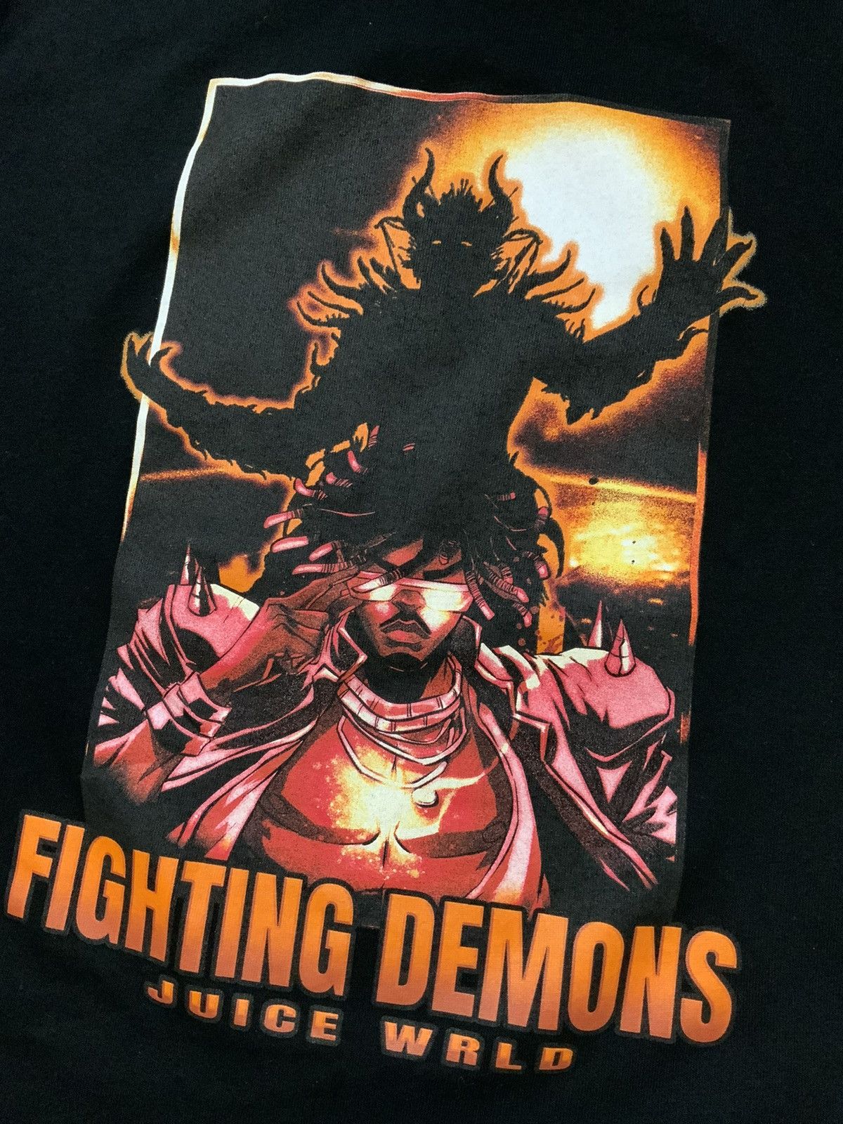 999 Club × Streetwear Juice Wrld 999 Club Fighting Demons Official ...