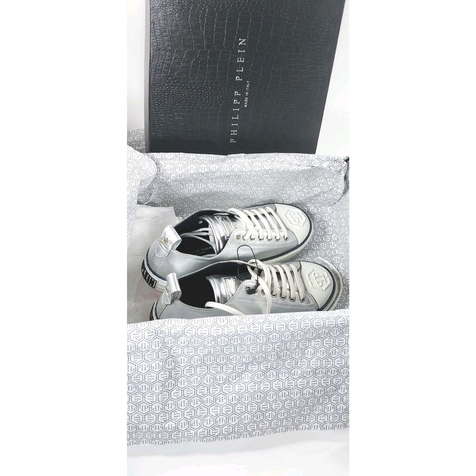 Philipp Plein PHILIPP PLEIN Leather US5.5 EU36 LIMITED EDITION Metallic Size US 5.5 / IT 35.5 - 14 Thumbnail
