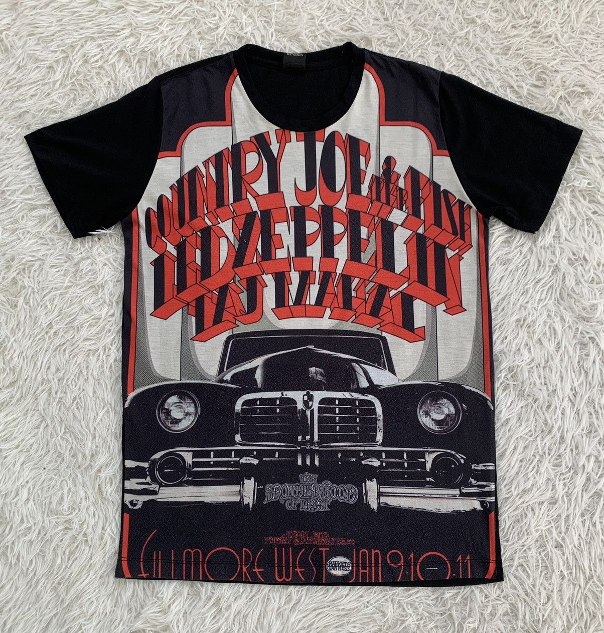 Band Tees Country Joe & The Fish Led Zeppelin Taj Mahal Tee Size US L / EU 52-54 / 3 - 1 Thumbnail