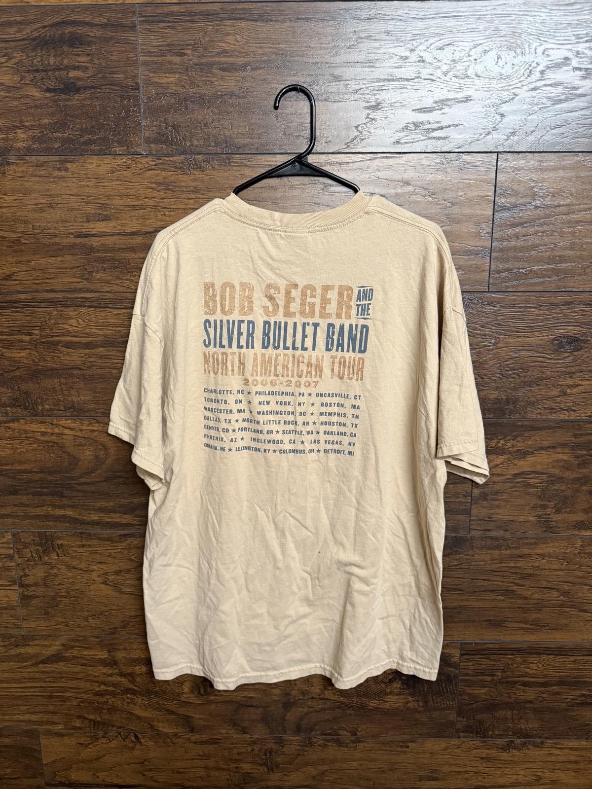 Designer T-shirt Bob Seger and the Silver Bullet Band Tee - 2XL Size US XXL / EU 58 / 5 - 2 Thumbnail