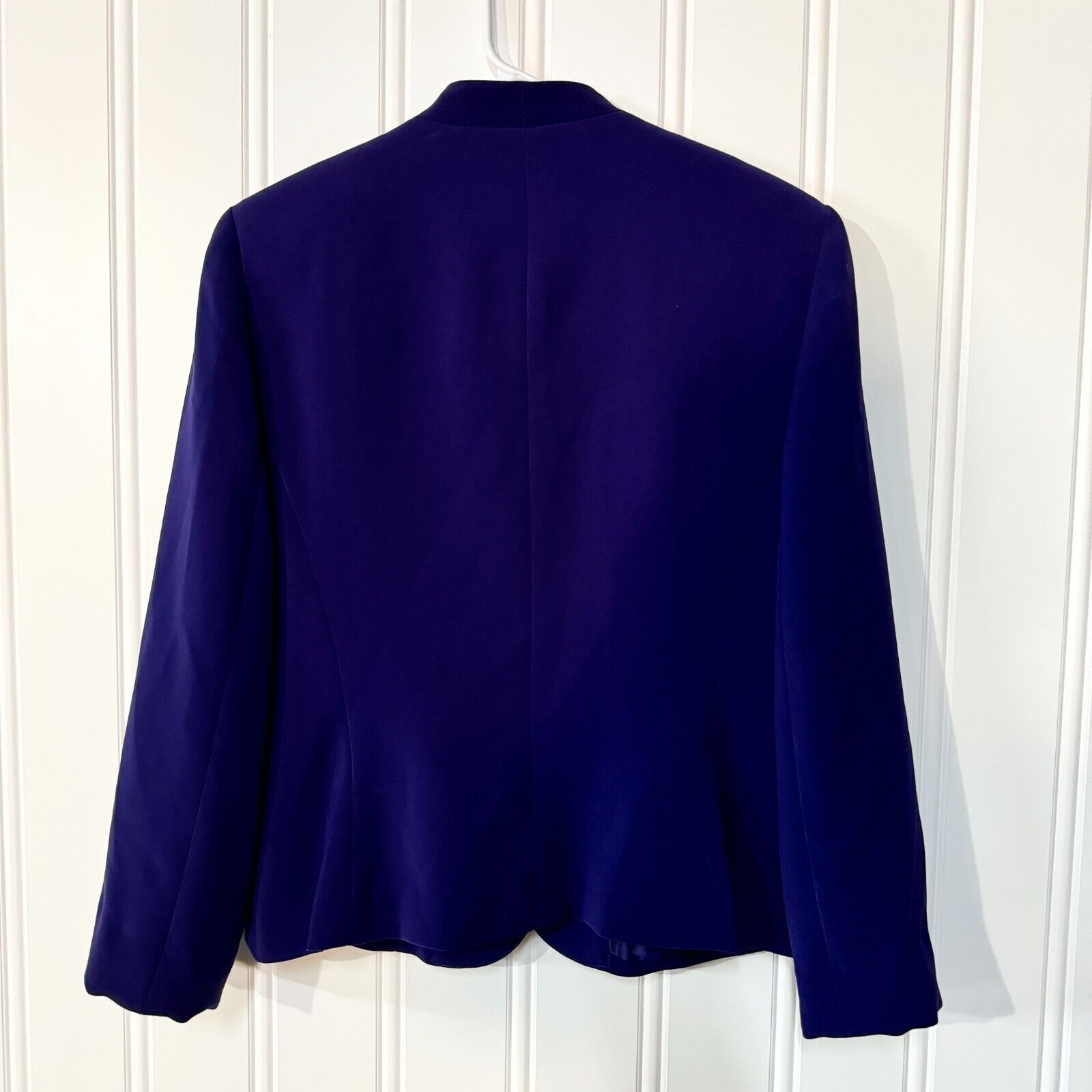 Vintage Vintage Le Suit Purple Flutter Pocket Polyester Blazer 10c Size L / US 10 / IT 46 - 2 Thumbnail