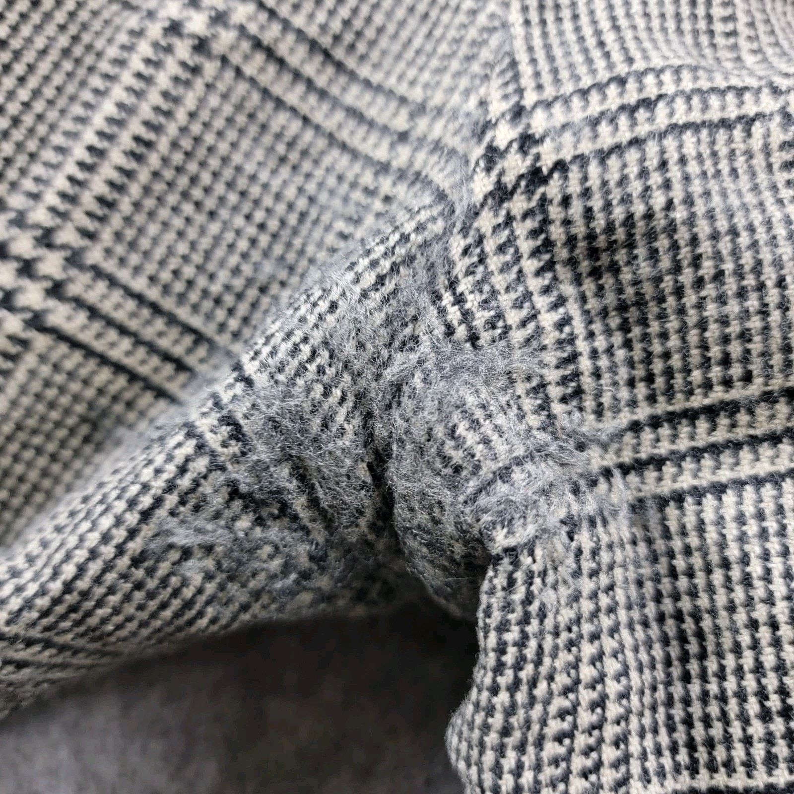 Todd Snyder Todd Snyder Plaid Wool Trouser Multi Cream Black *Read* Size US 31 - 16 Thumbnail