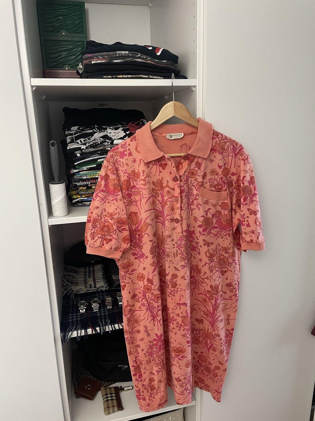 Gucci Vintage 80s Gucci Polo Dress Oversize Women Designer Italy Size L / US 10 / IT 46 - 3 Thumbnail