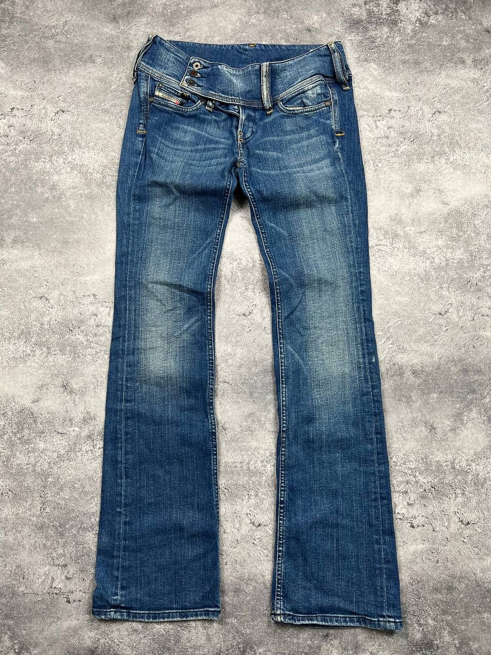 Diesel Vintage Diesel Jeans Flared Distressed Y2K Avant Garde Denim Size 32" / US 10 / IT 46 - 1 Thumbnail
