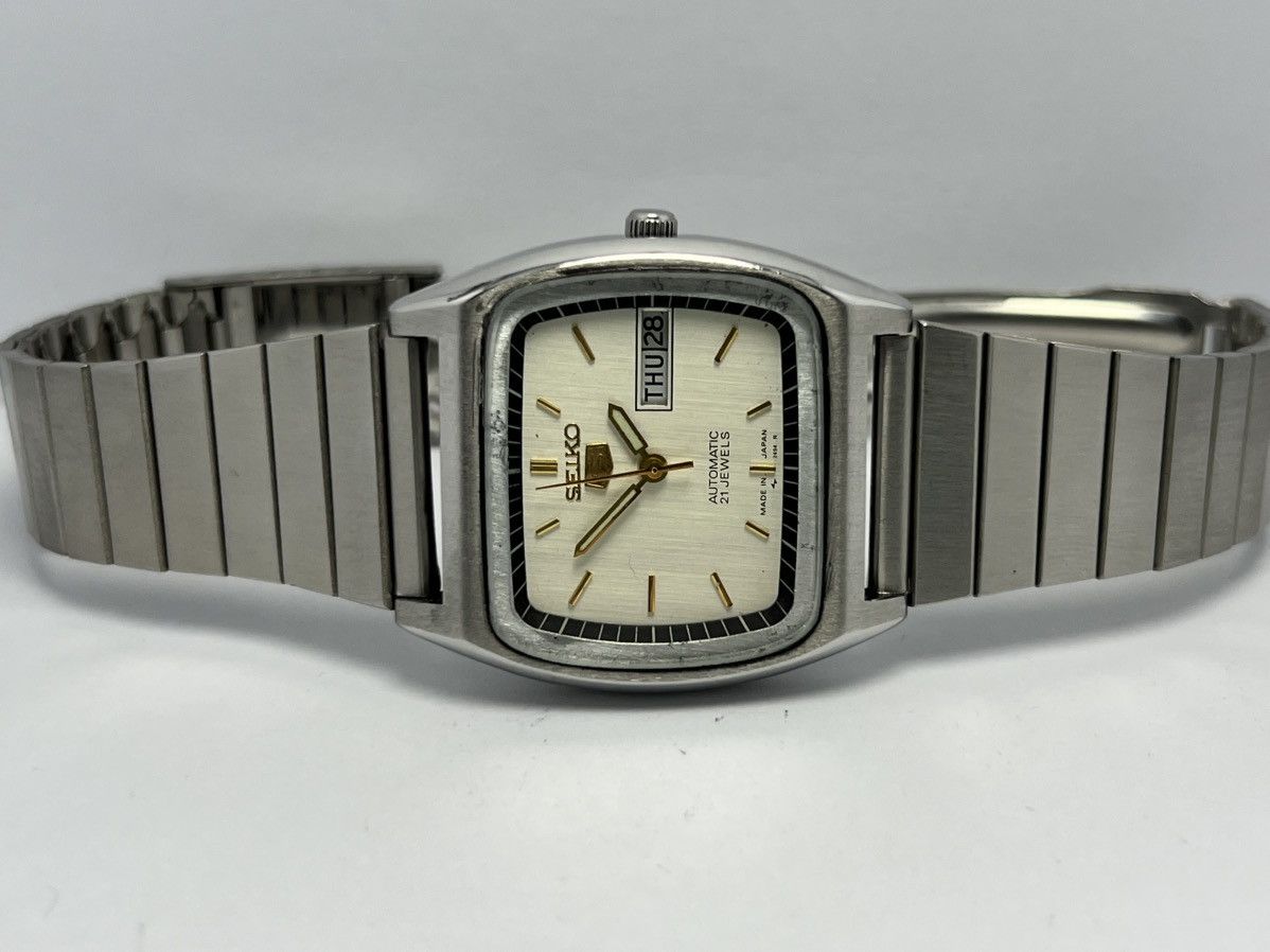 Seiko Seiko 5 Automatic 6309 Vintage 36mm Black Dial Watch Size 36 - 15 Thumbnail