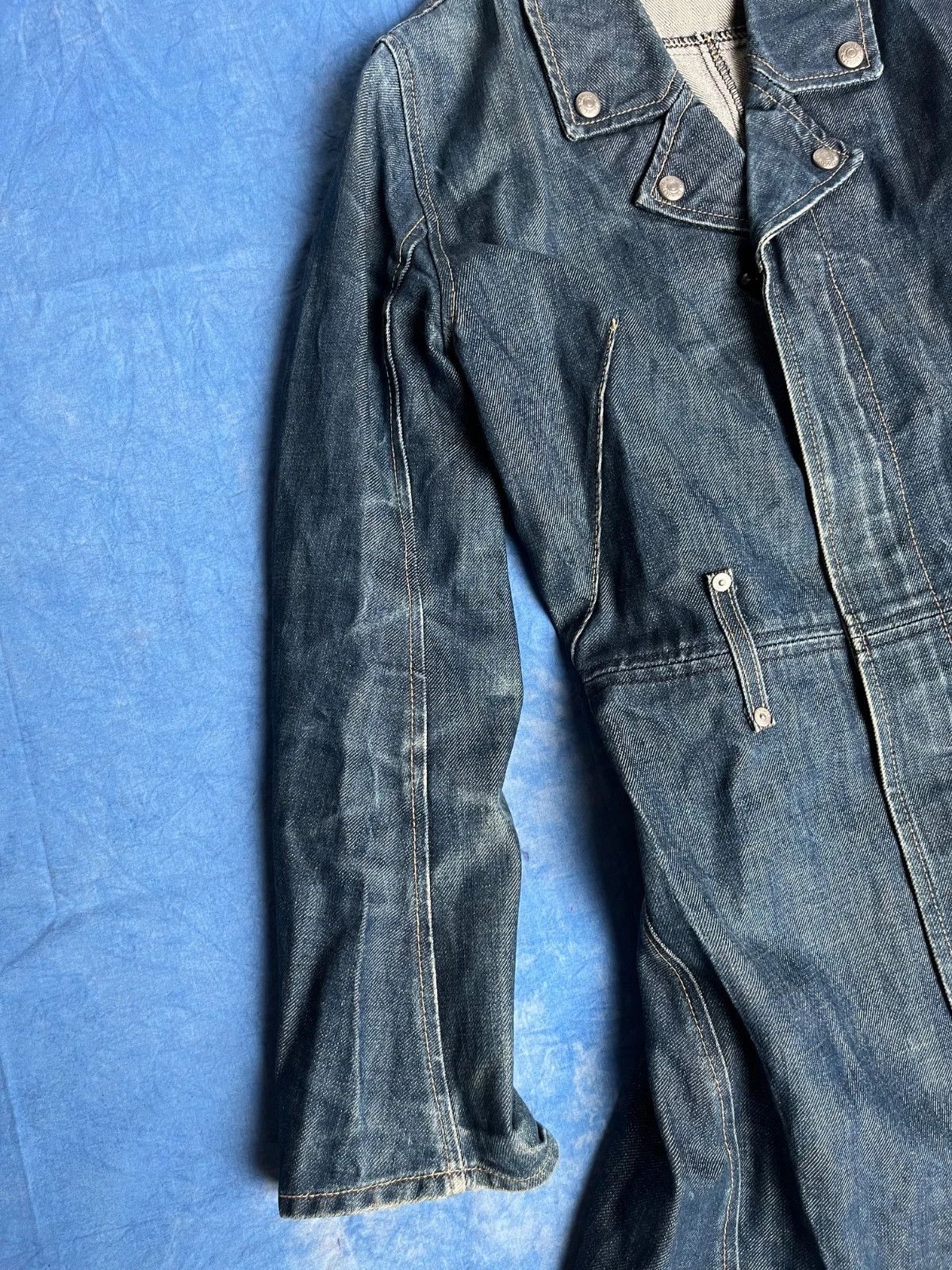 Levi's Vintage Clothing Vintage 00s Levi's Engineered Jeans Girls Denim Coat y2k Size S / US 4 / IT 40 - 4 Thumbnail