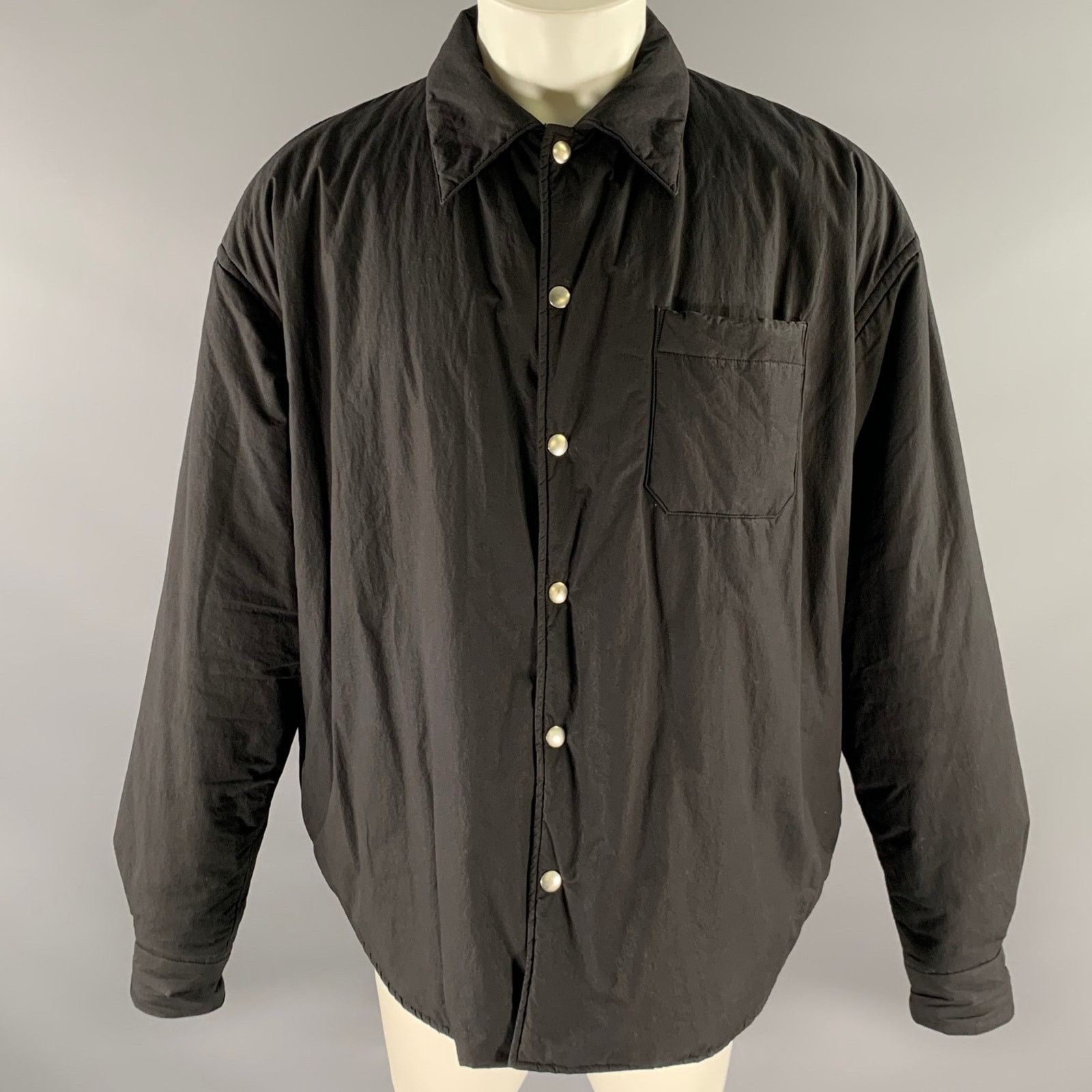 John Elliott JOHN ELLIOTT Size S Black Cotton Shirt Jacket Size US S / EU 44-46 / 1 - 1 Thumbnail