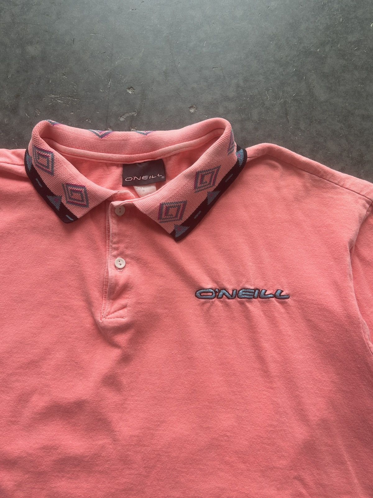 O'Neill × Vintage Vintage 90s O’Neill Surf Polo Shirt Embroidered Logo Size US L / EU 52-54 / 3 - 2 Thumbnail