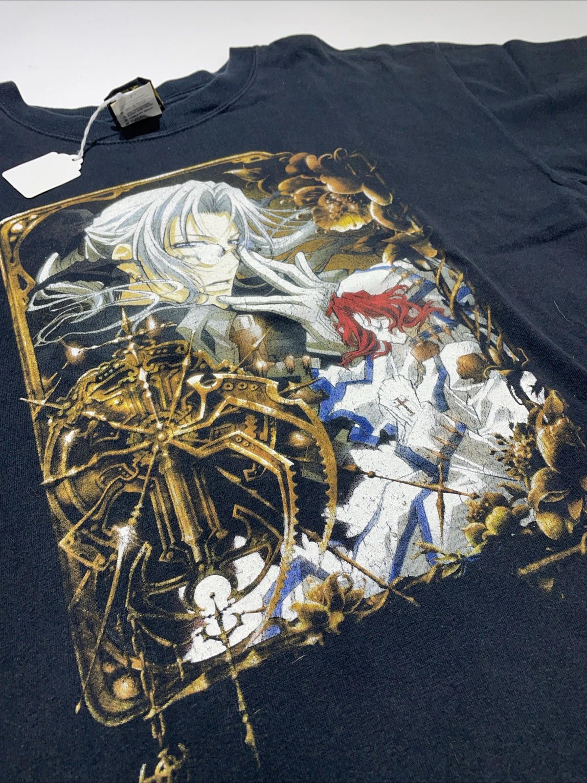 Designer Y2K 2005 Trinity Blood T-shirt Black Large Vintage Anime Size US L / EU 52-54 / 3 - 1 Thumbnail