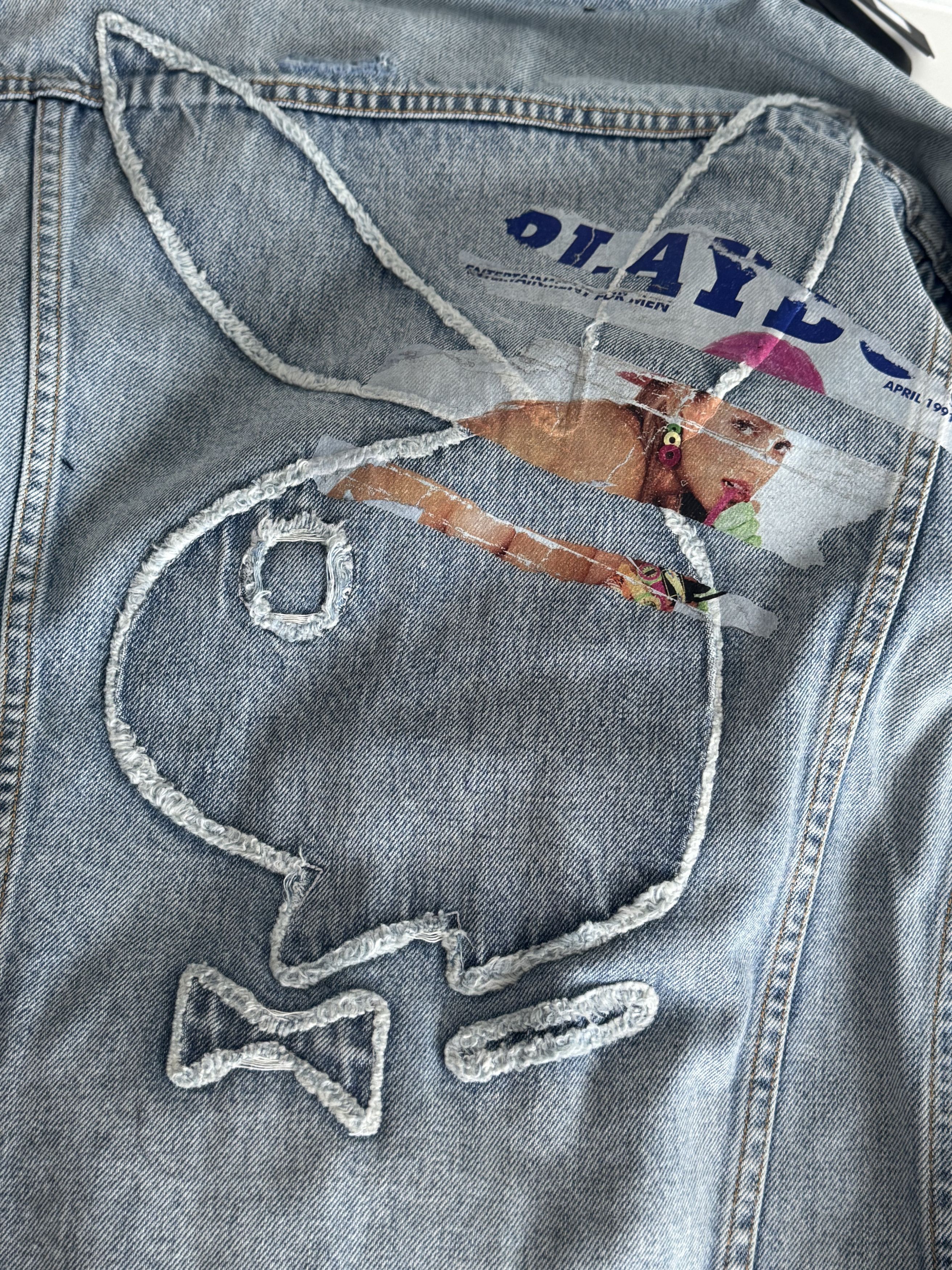 Amiri AMIRI X PLAYBOY DENIM JACKET Size US L / EU 52-54 / 3 - 11 Thumbnail