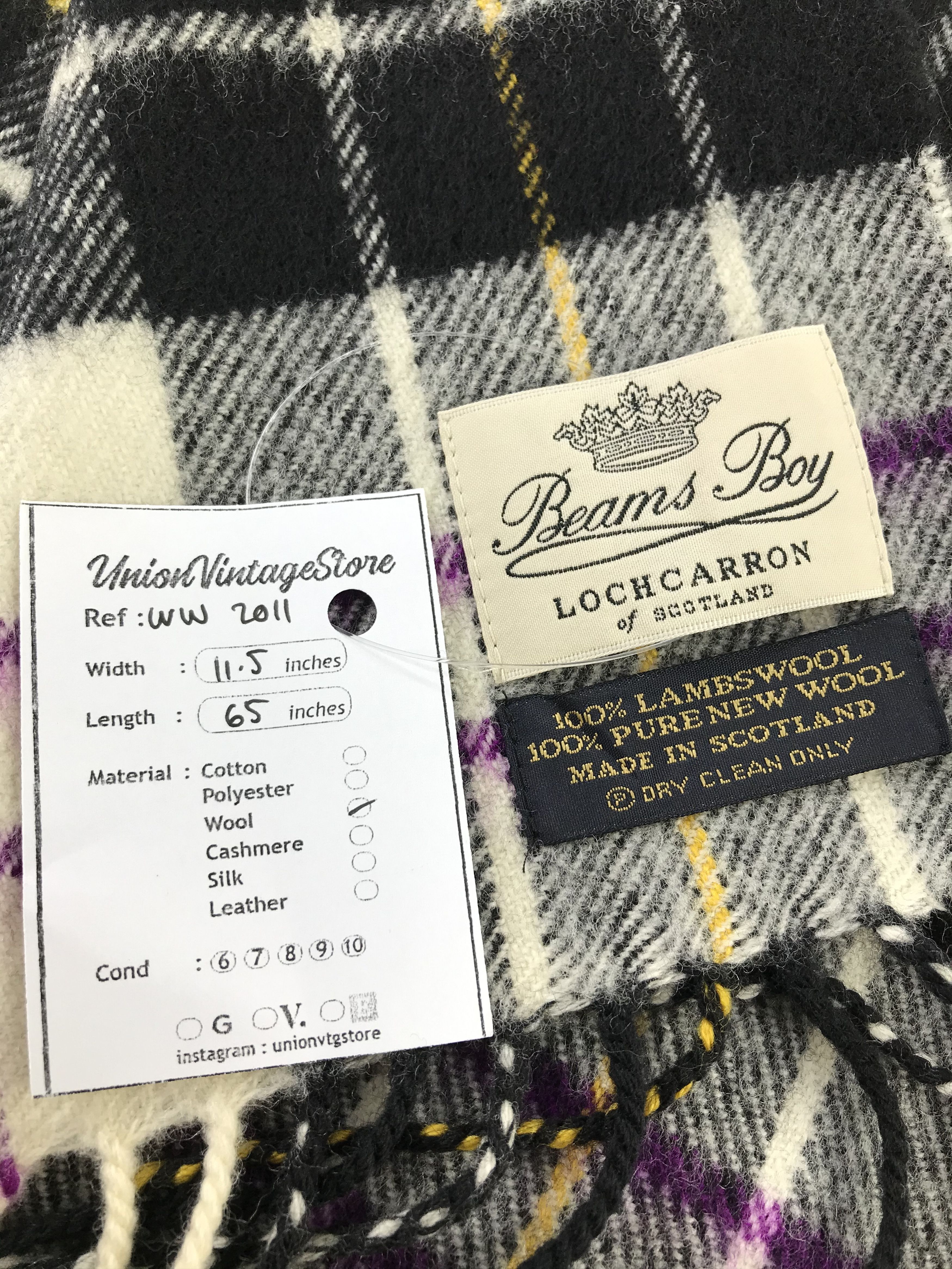 Beams Plus × Vintage Beams Plus Scarf / Muffler / Neckwear - WW2011 Size ONE SIZE - 4 Thumbnail