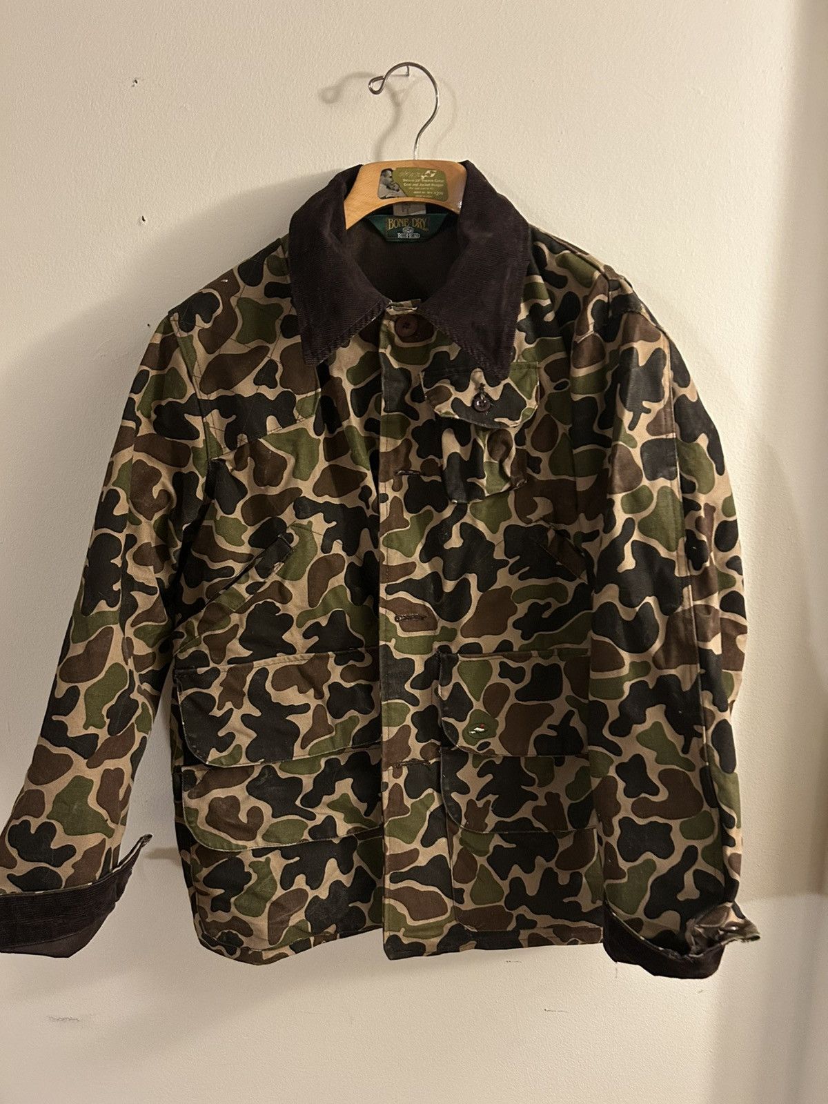 Vintage DUCK CAMO TRUE VINTAGE HUNTING JACKET RED HEAD MADE IN USA Size US L / EU 52-54 / 3 - 1 Thumbnail